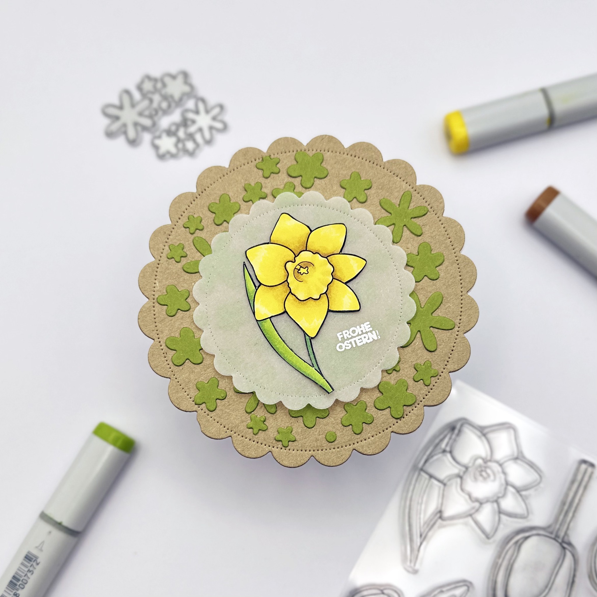 Stempel A6 Frühlingsblumen