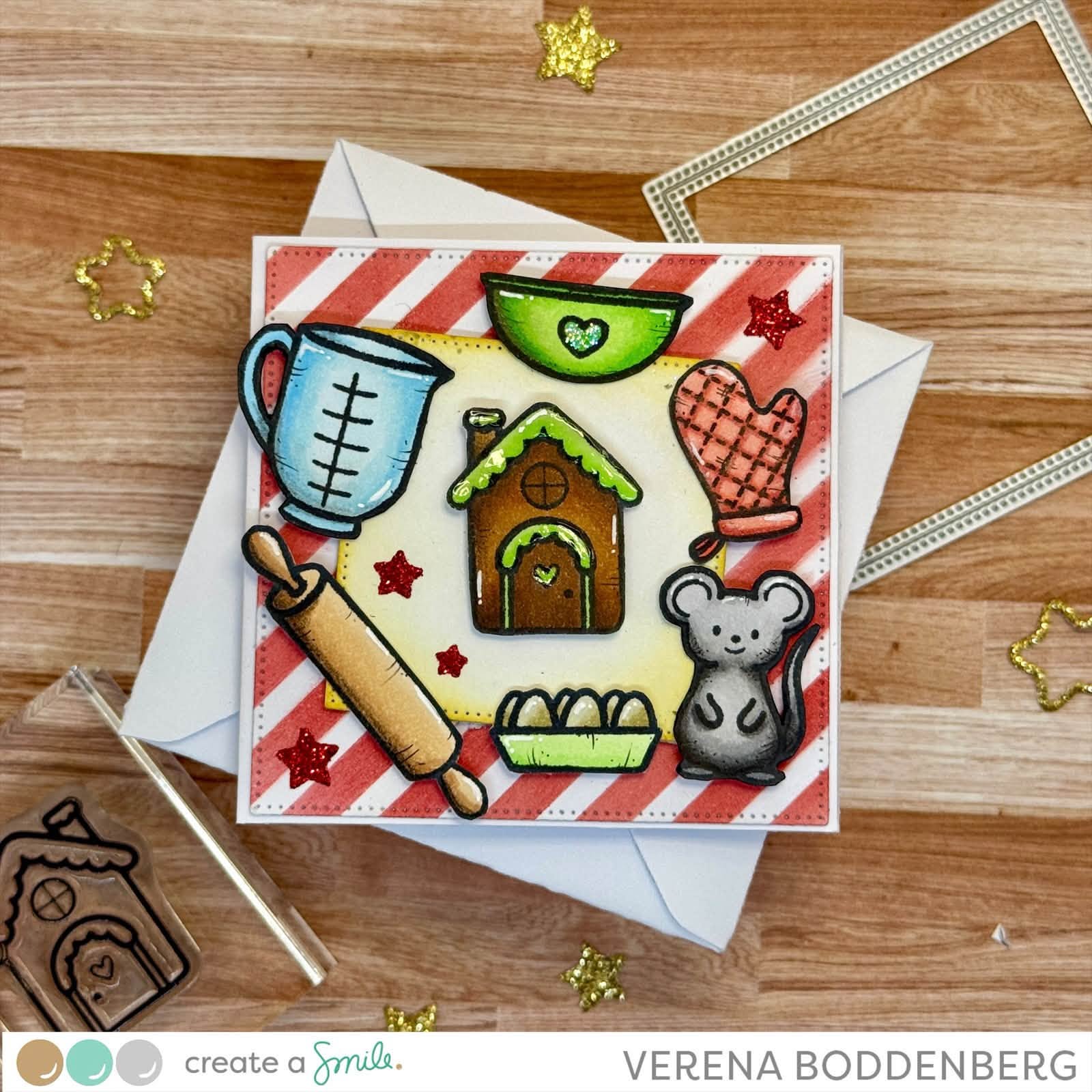 Stempel A8 Winterhäuschen