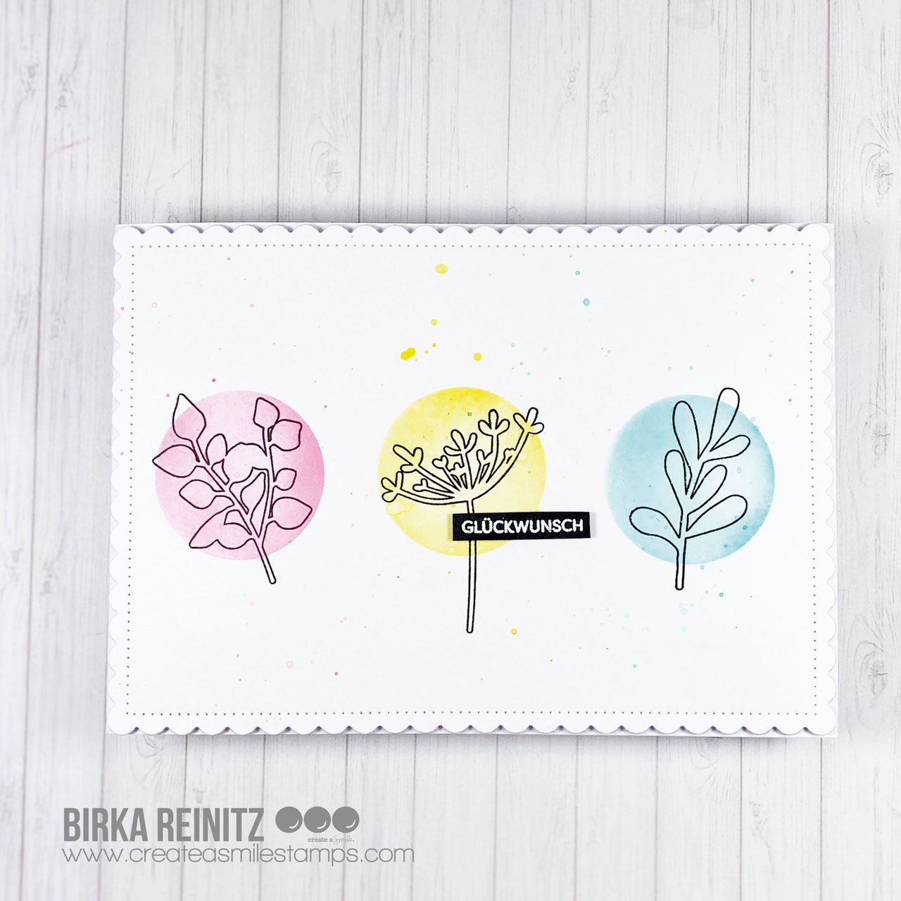 Stempel A6 Wildflowers