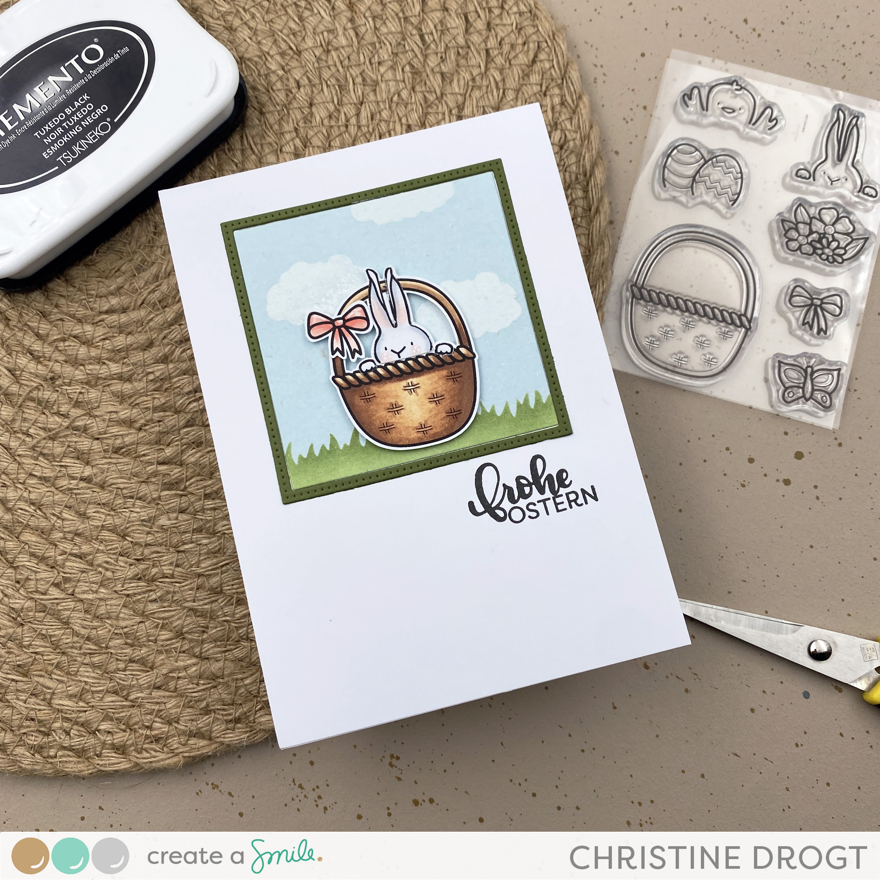 Stempel A7 Osterkorb Stempel A7 Osterkorb