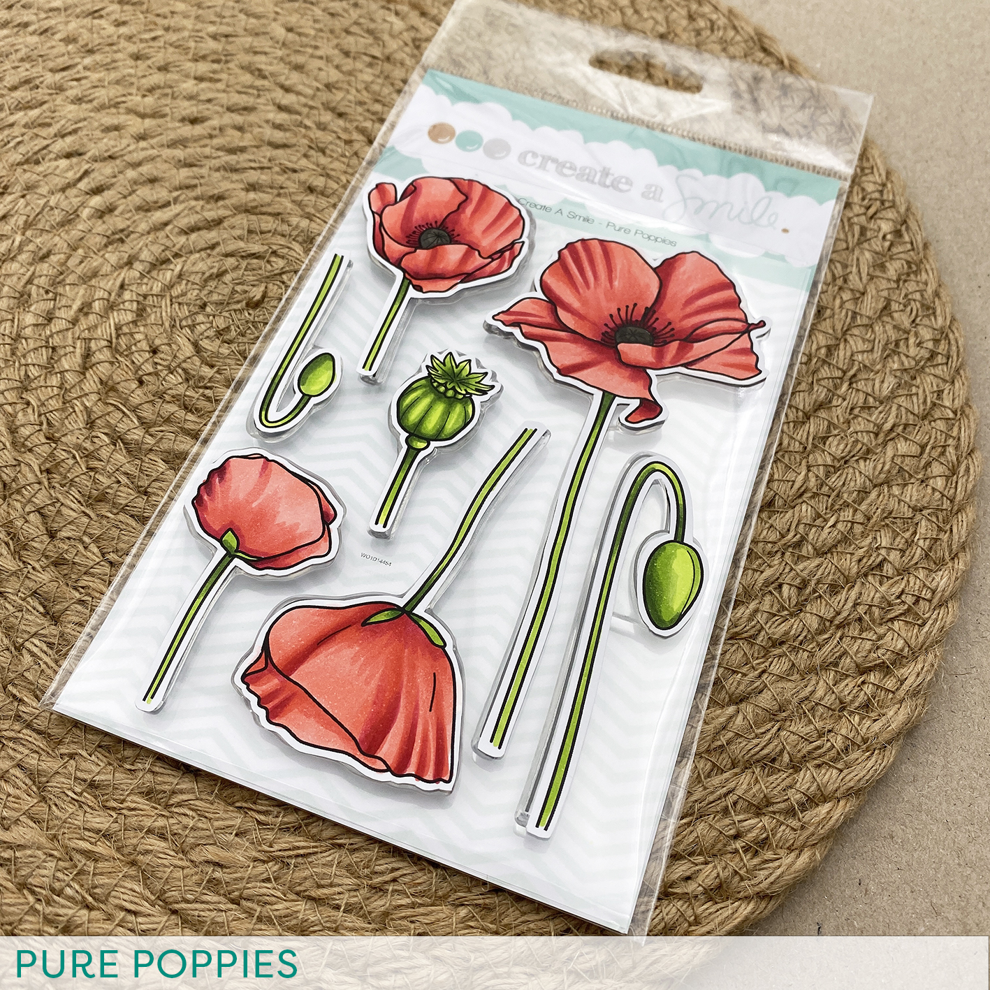 Clear A6 Pure Poppies