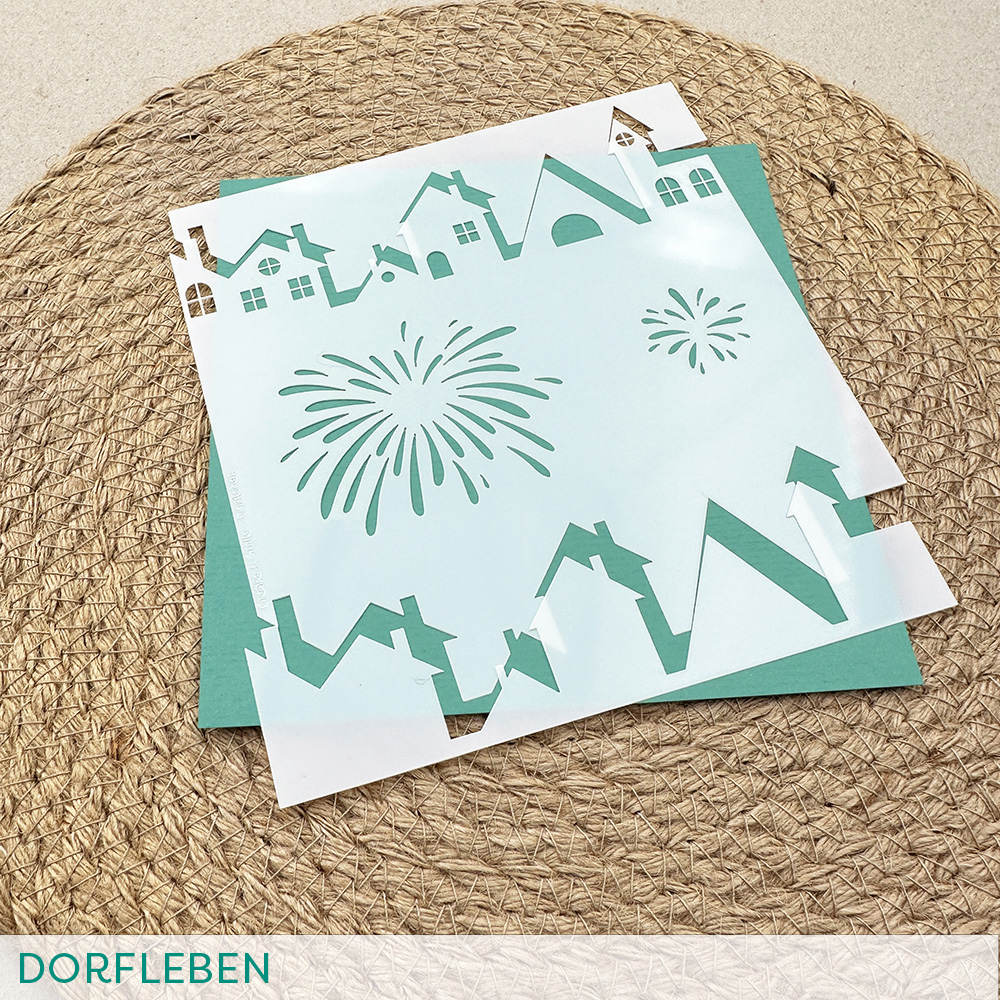 Stencil: Dorfleben