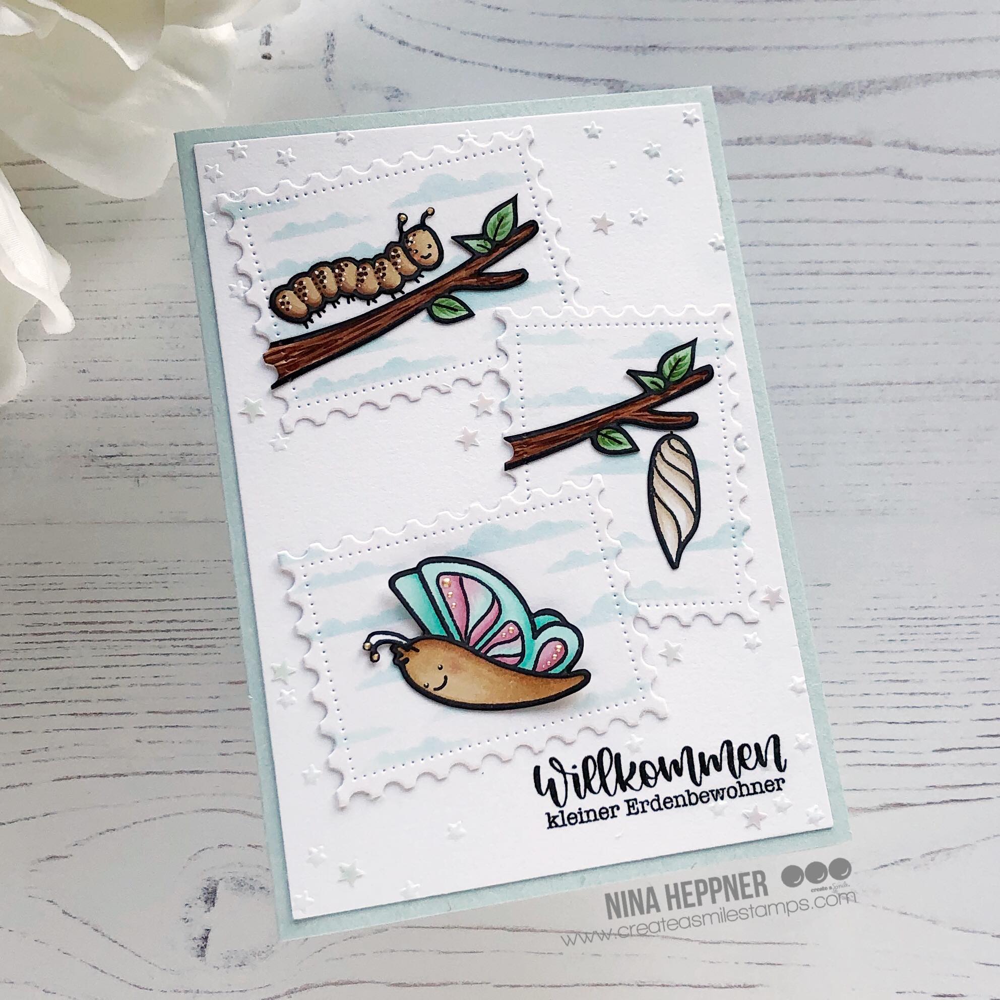 Stempel A7 Butterflies