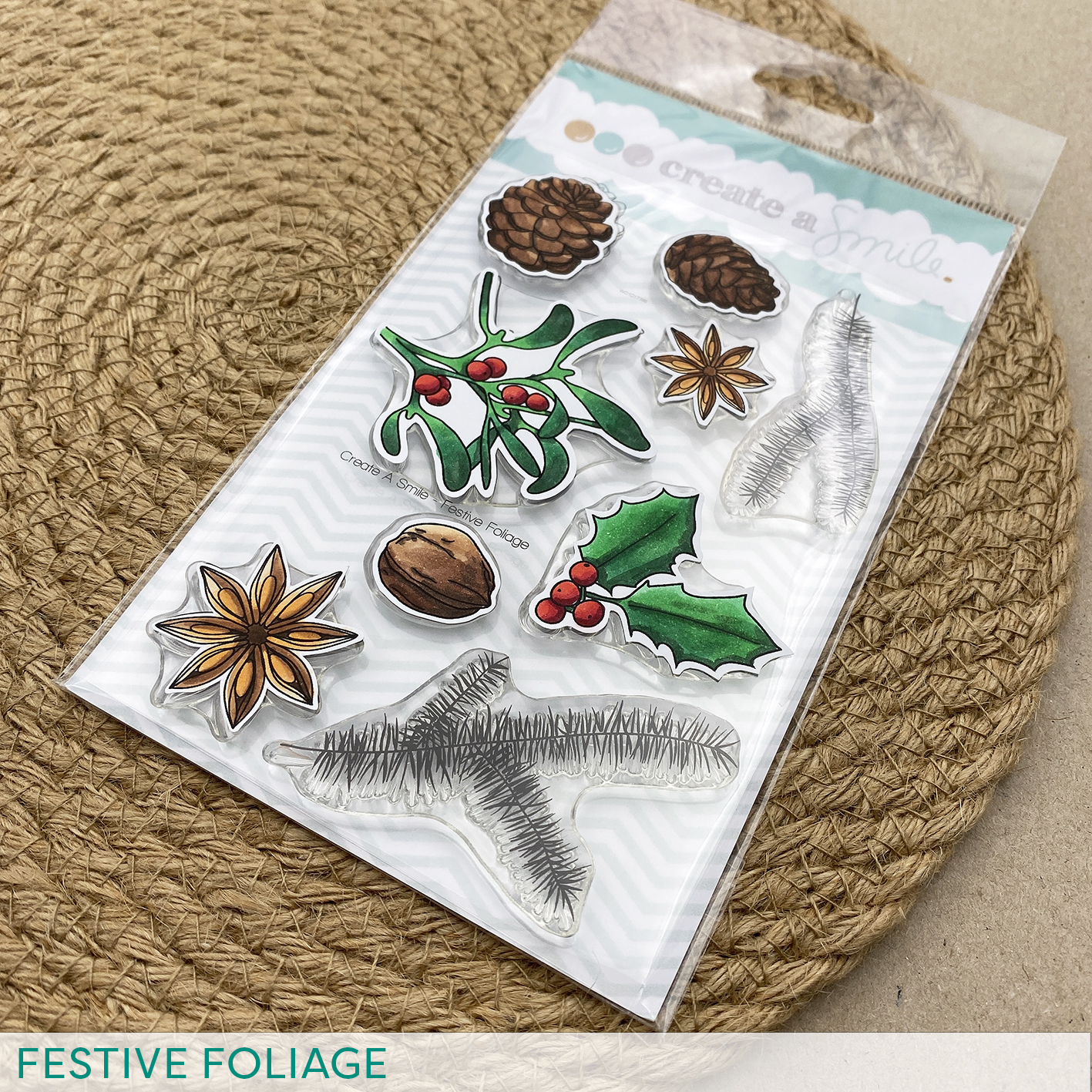 Stempel A6 Festive Foliage