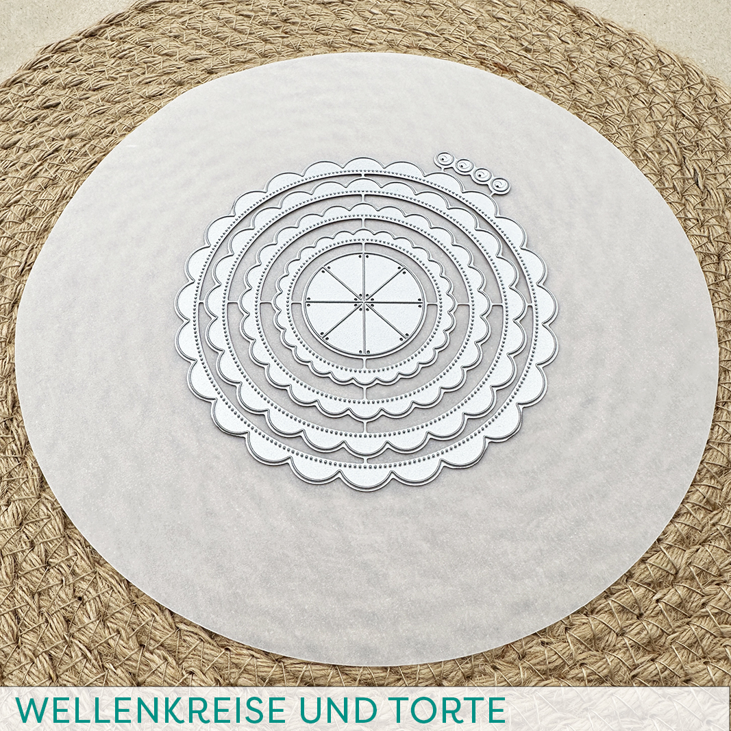 Stanze Wellenkreise und Torte