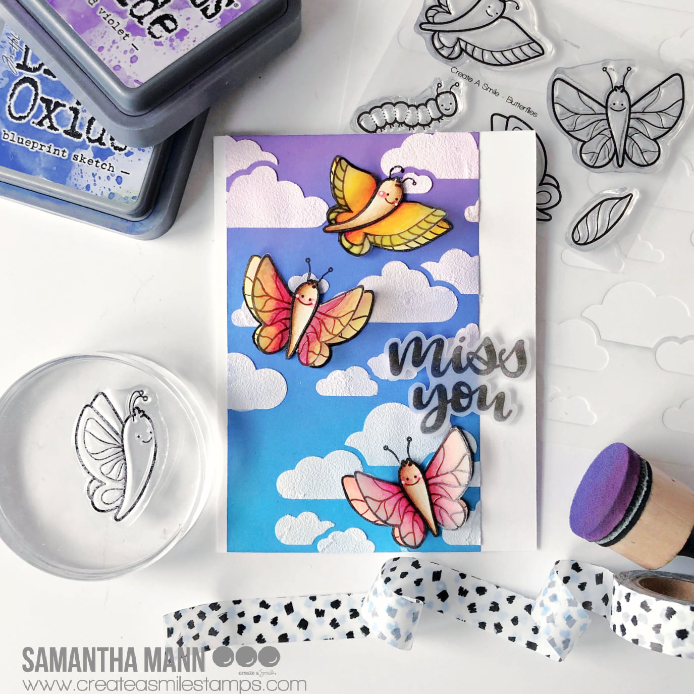 Stempel A7 Butterflies