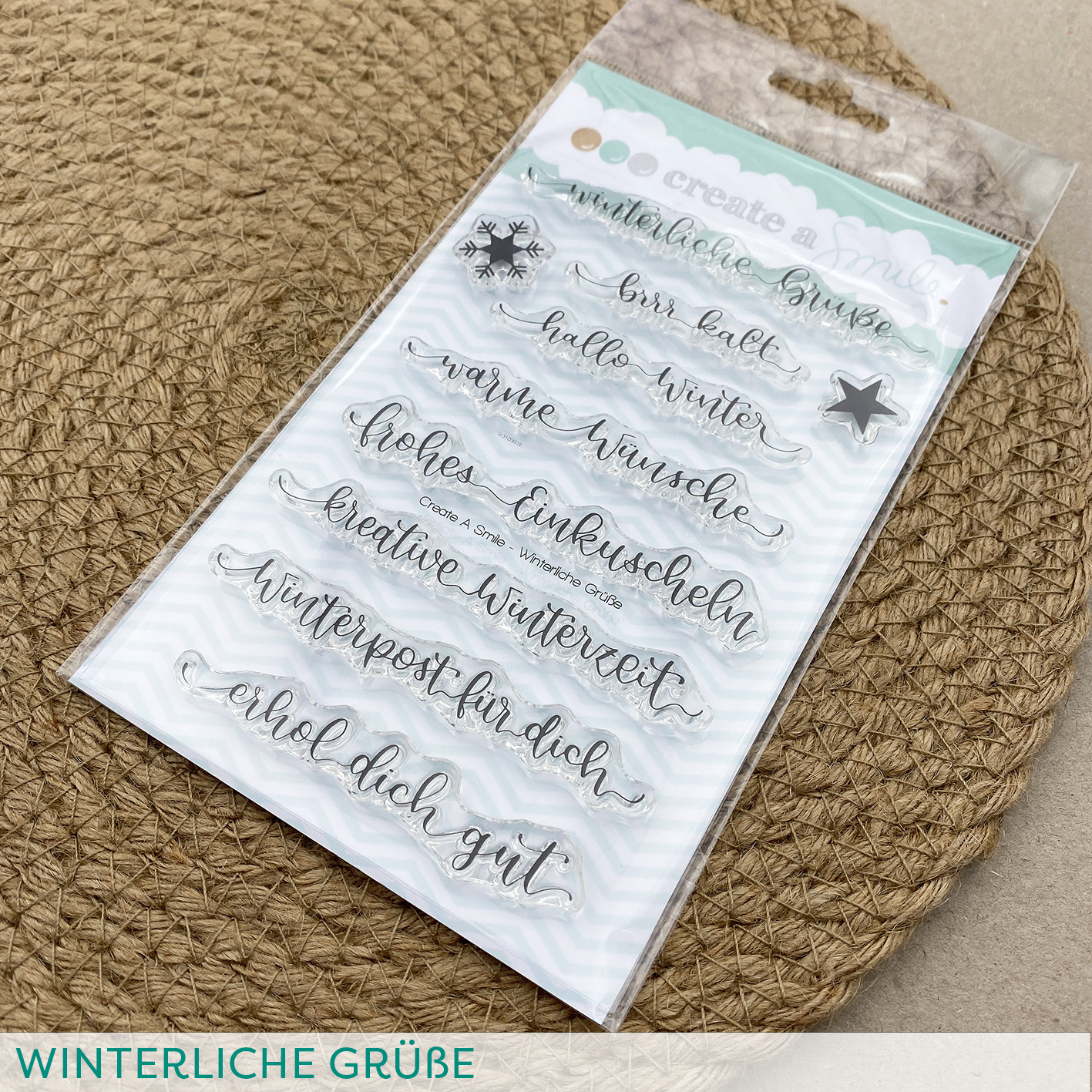 Stempel A6 Winterliche Grüße