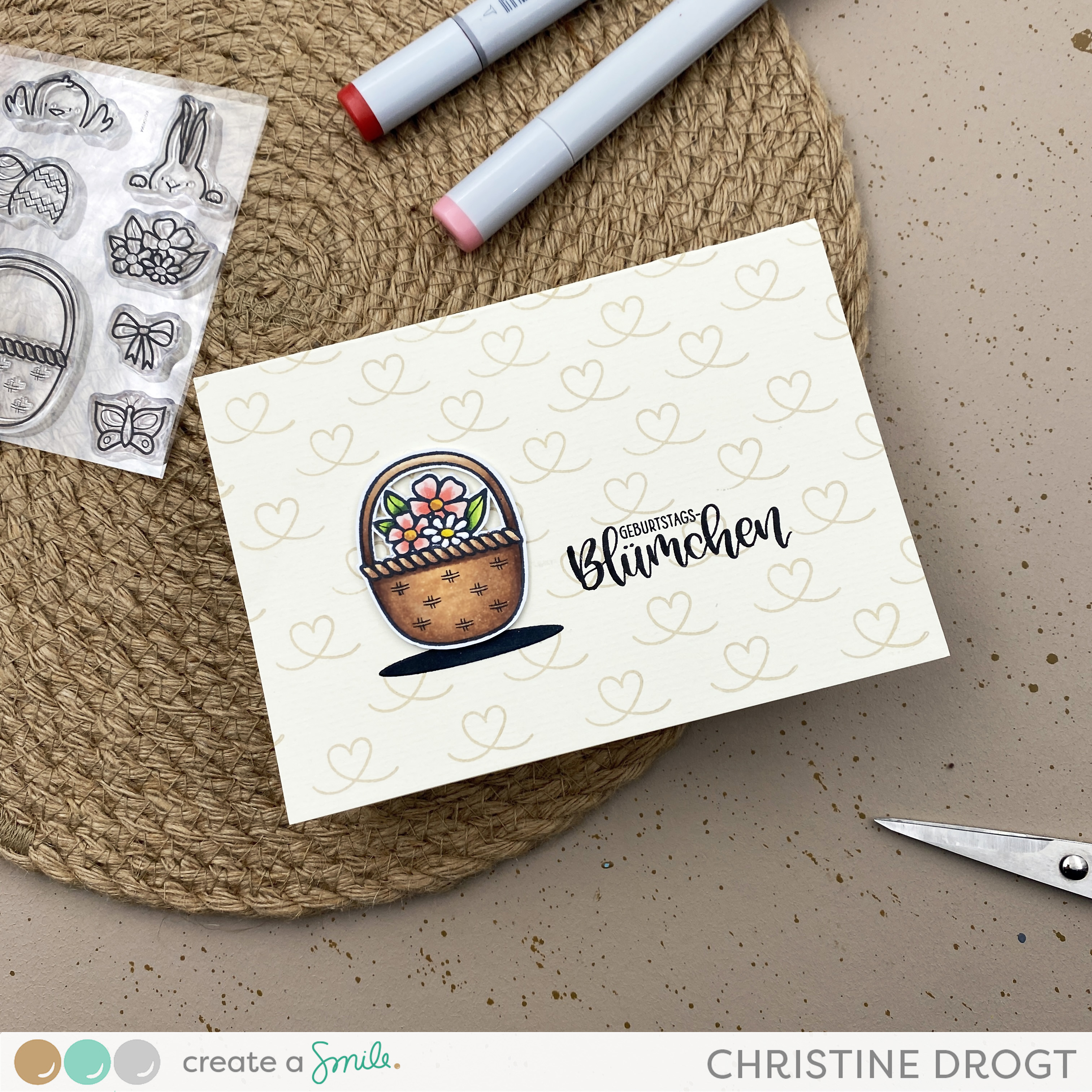 Stempel A7 Osterkorb Stempel A7 Osterkorb
