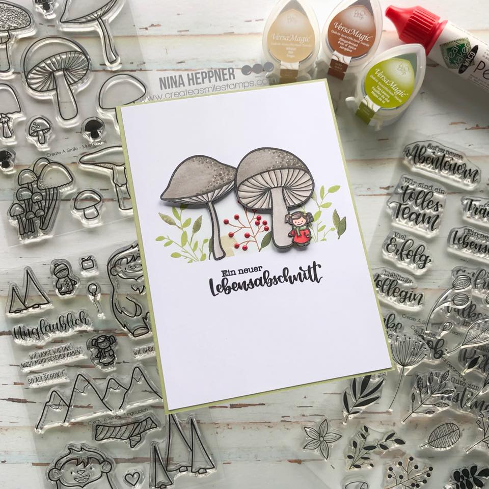 Stempel A6 Mushrooms