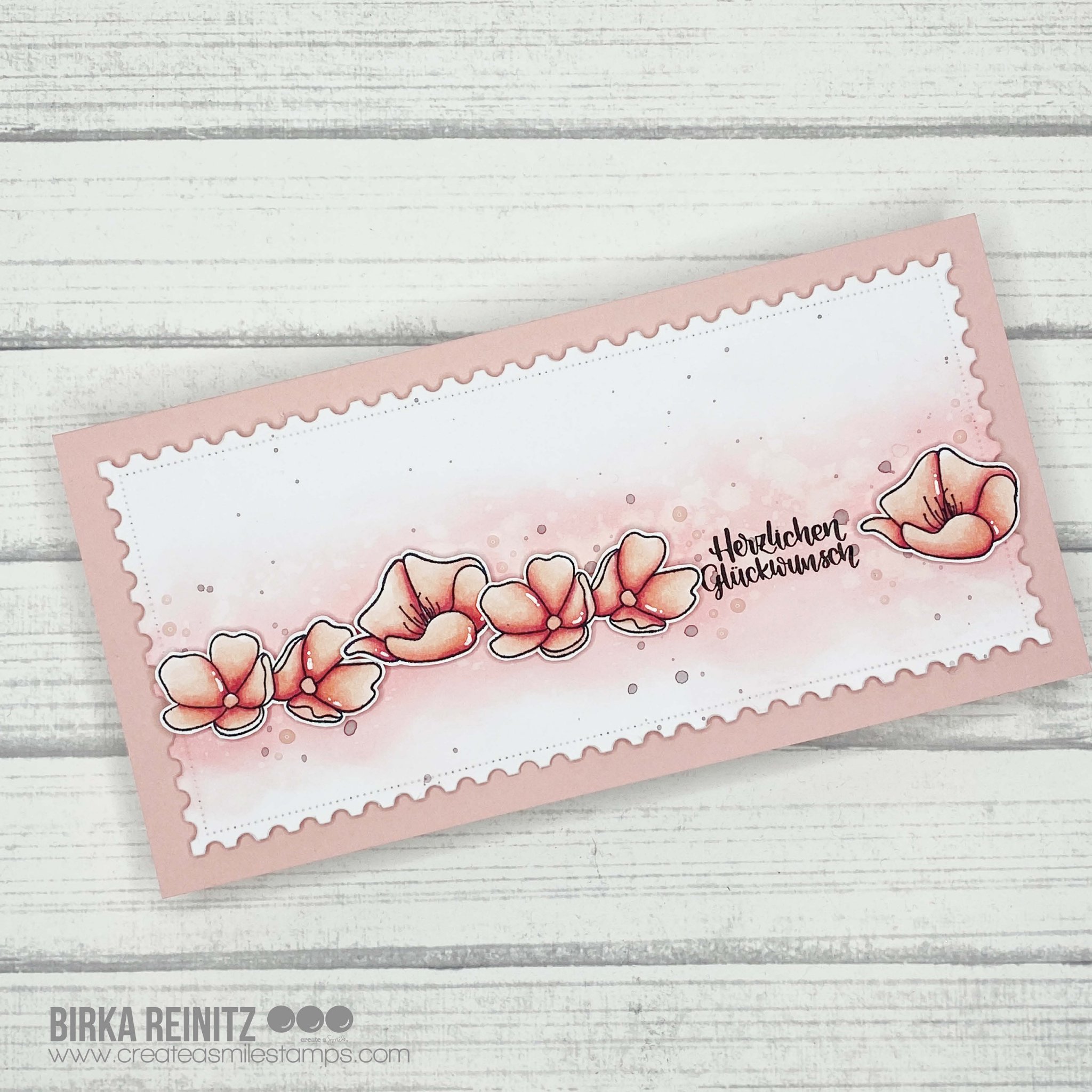 Stempel A6 Blatt und Blüte Stempel A6 Blatt und Blüte