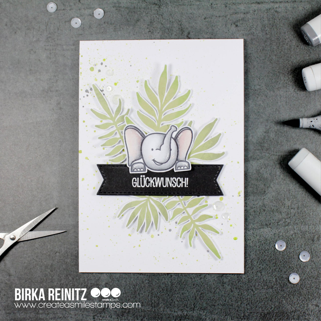 Stempel A6 Fine Ferns