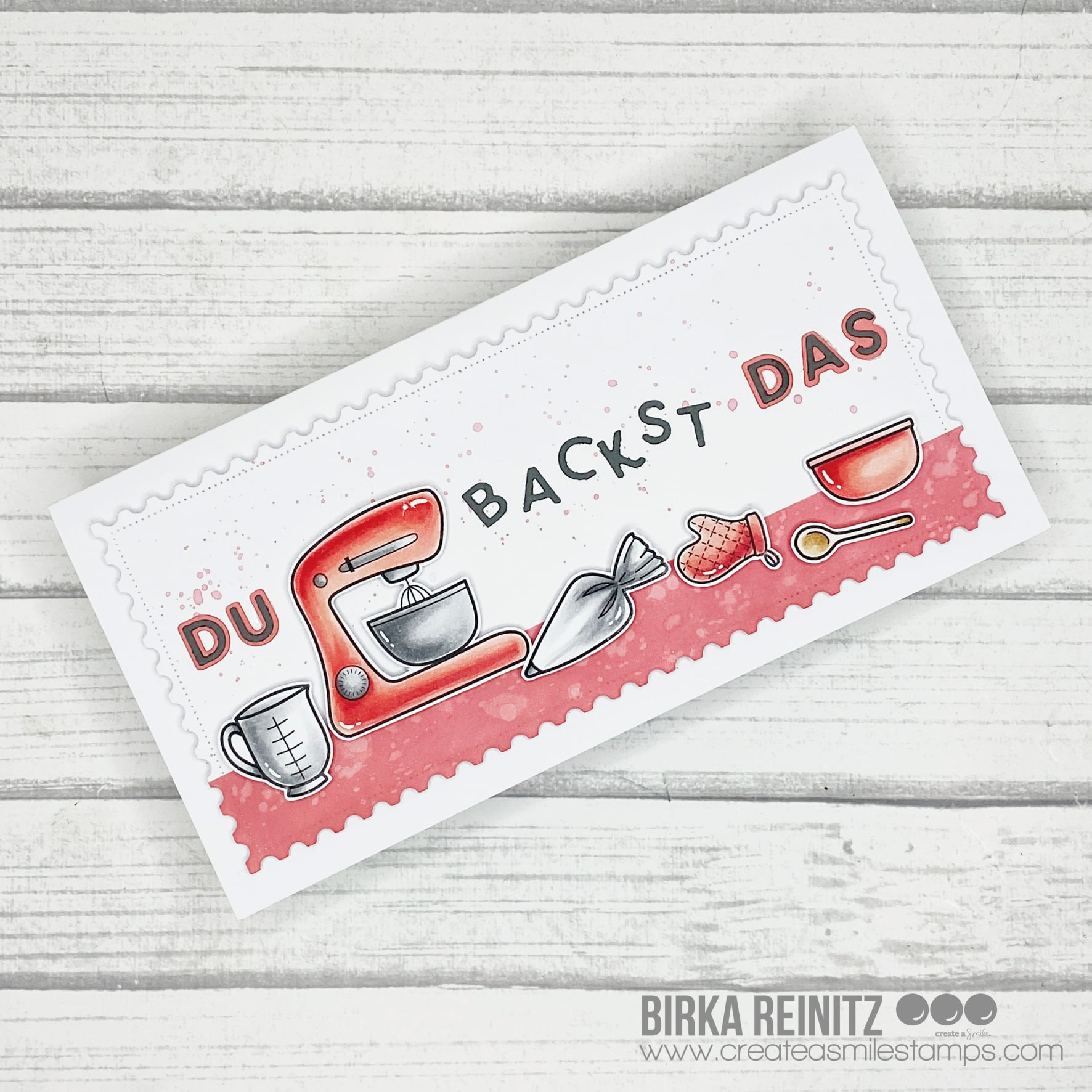 Stempel A6 Backe, backe Kuchen