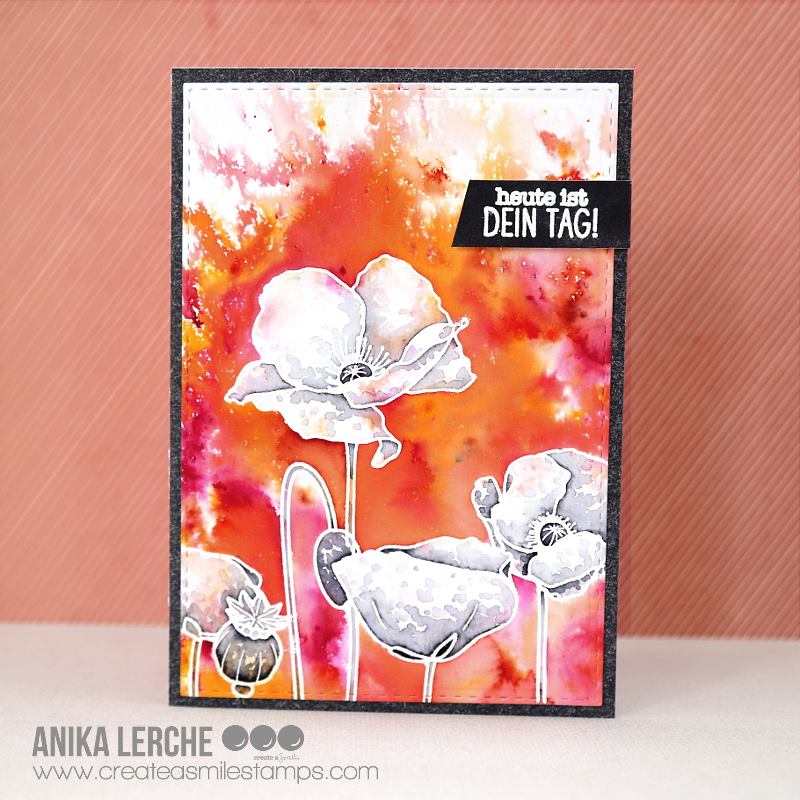 Stempel A6 Pure Poppies
