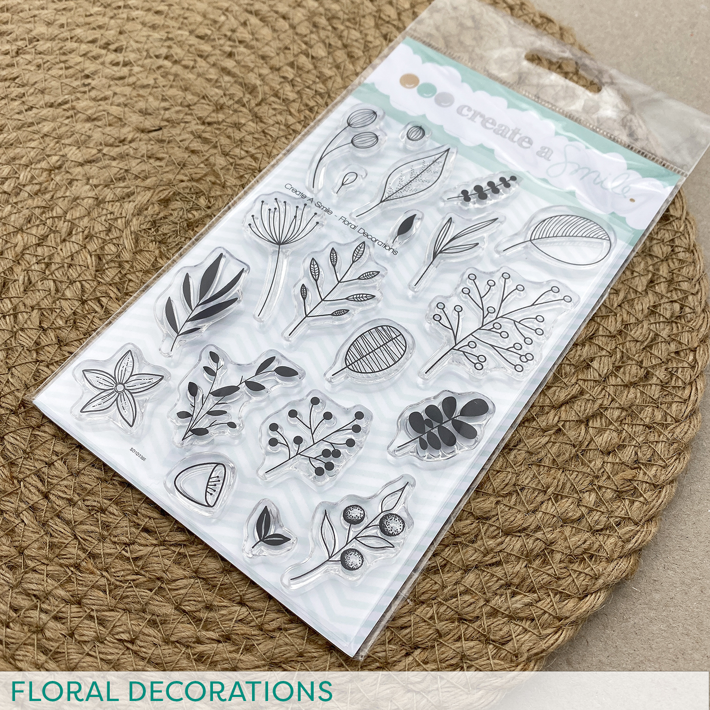 Clear A6 Floral Decorations
