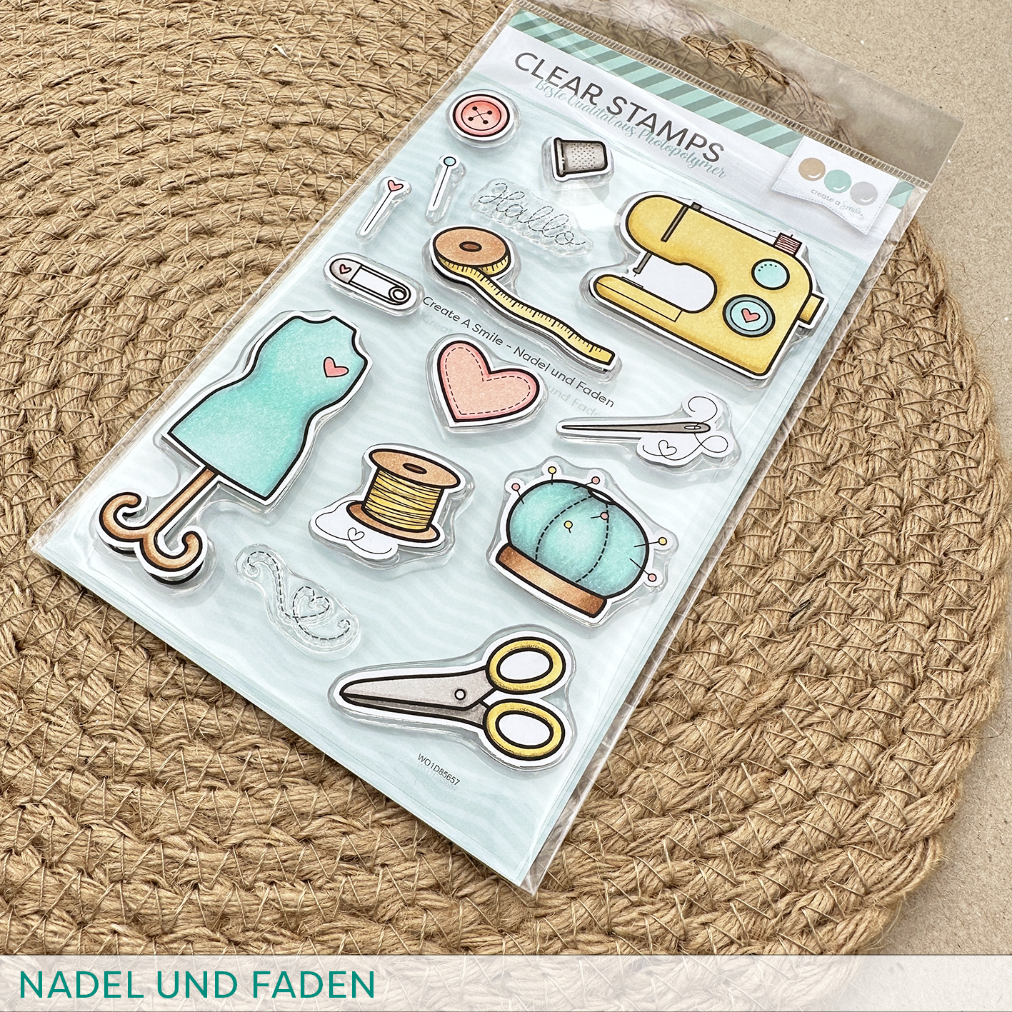 Stempel A6 Nadel und Faden