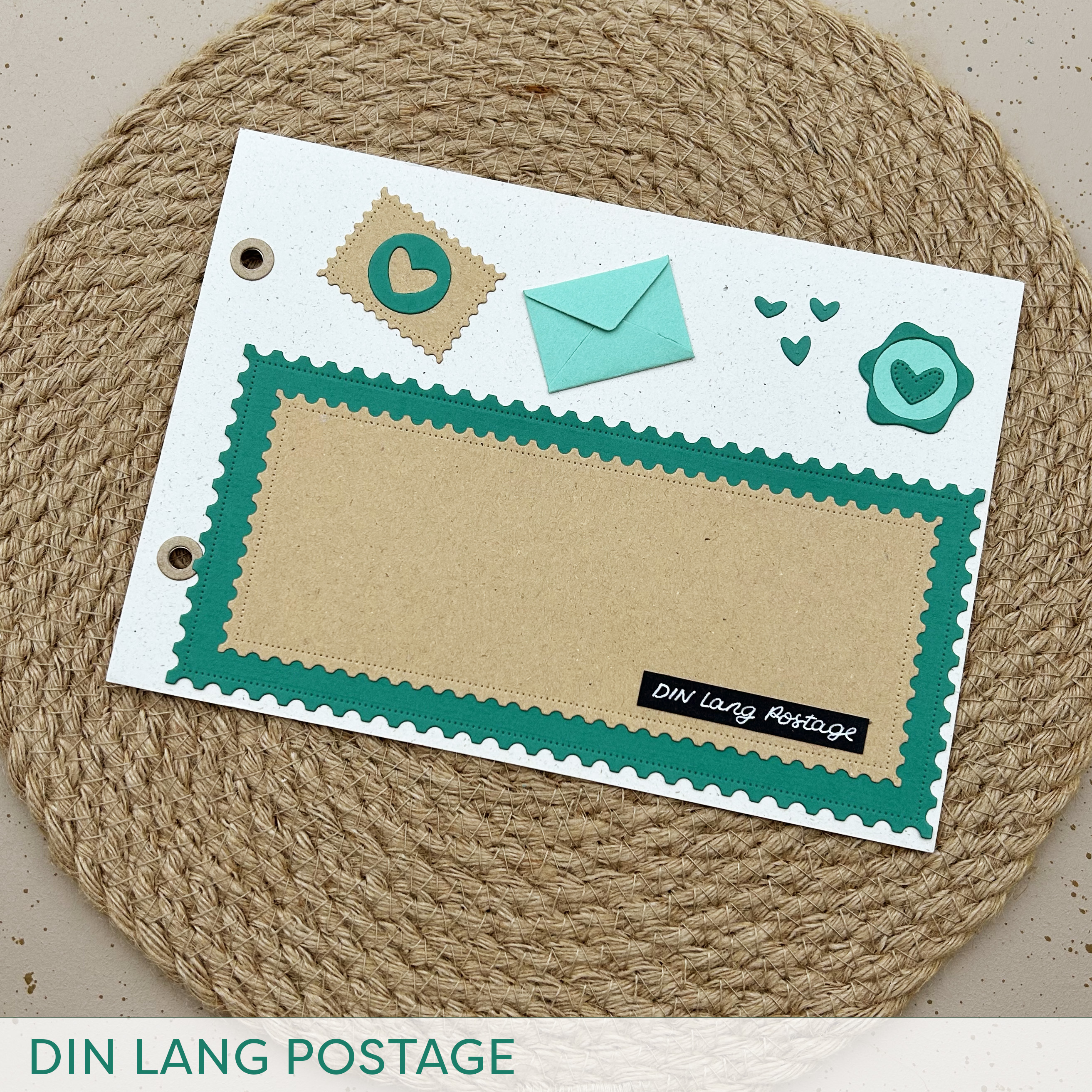 Stanze D DIN Lang Postage