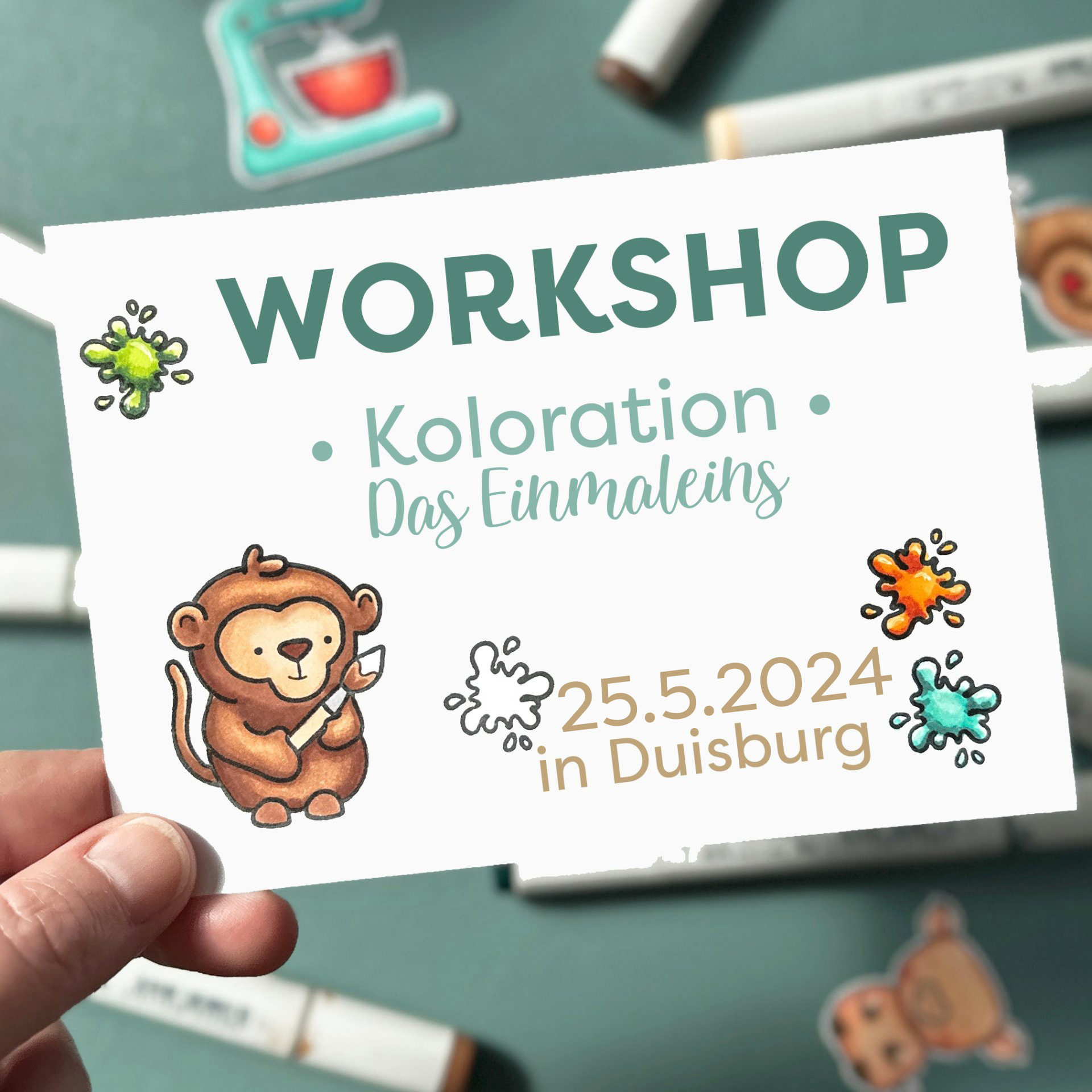Workshop "Koloration - Das Einmaleins" 25.05.2024