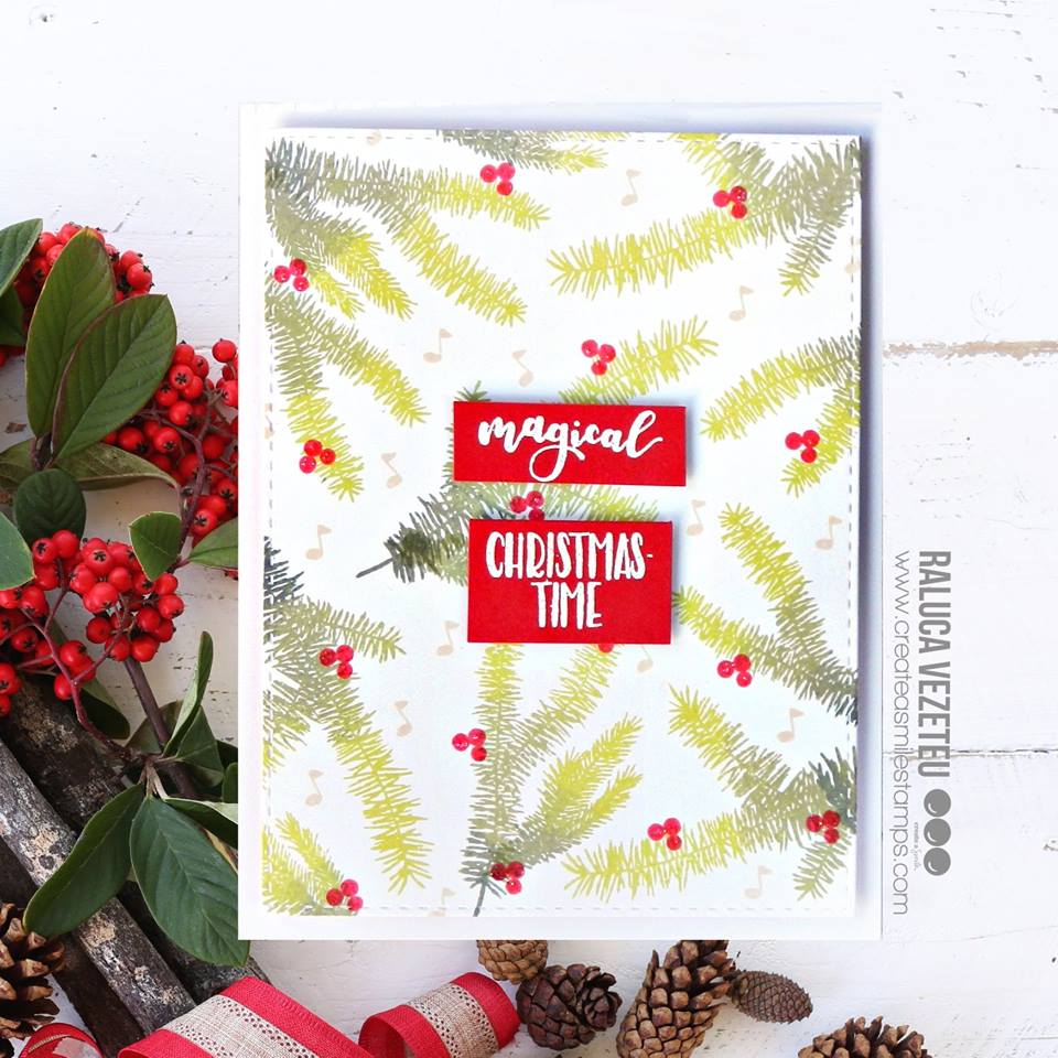 Stempel A6 Festive Foliage