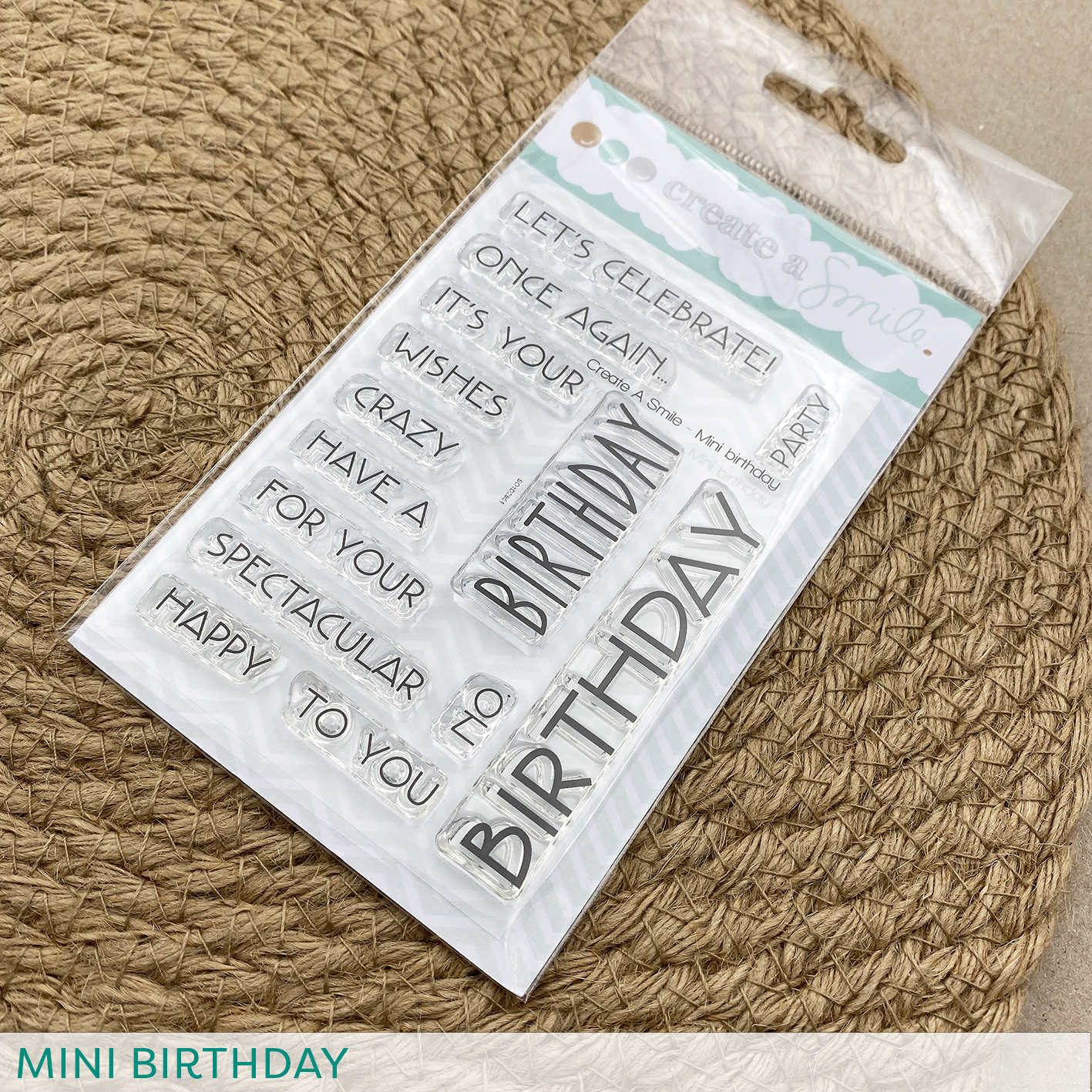 Stempel A7 Mini Birthday