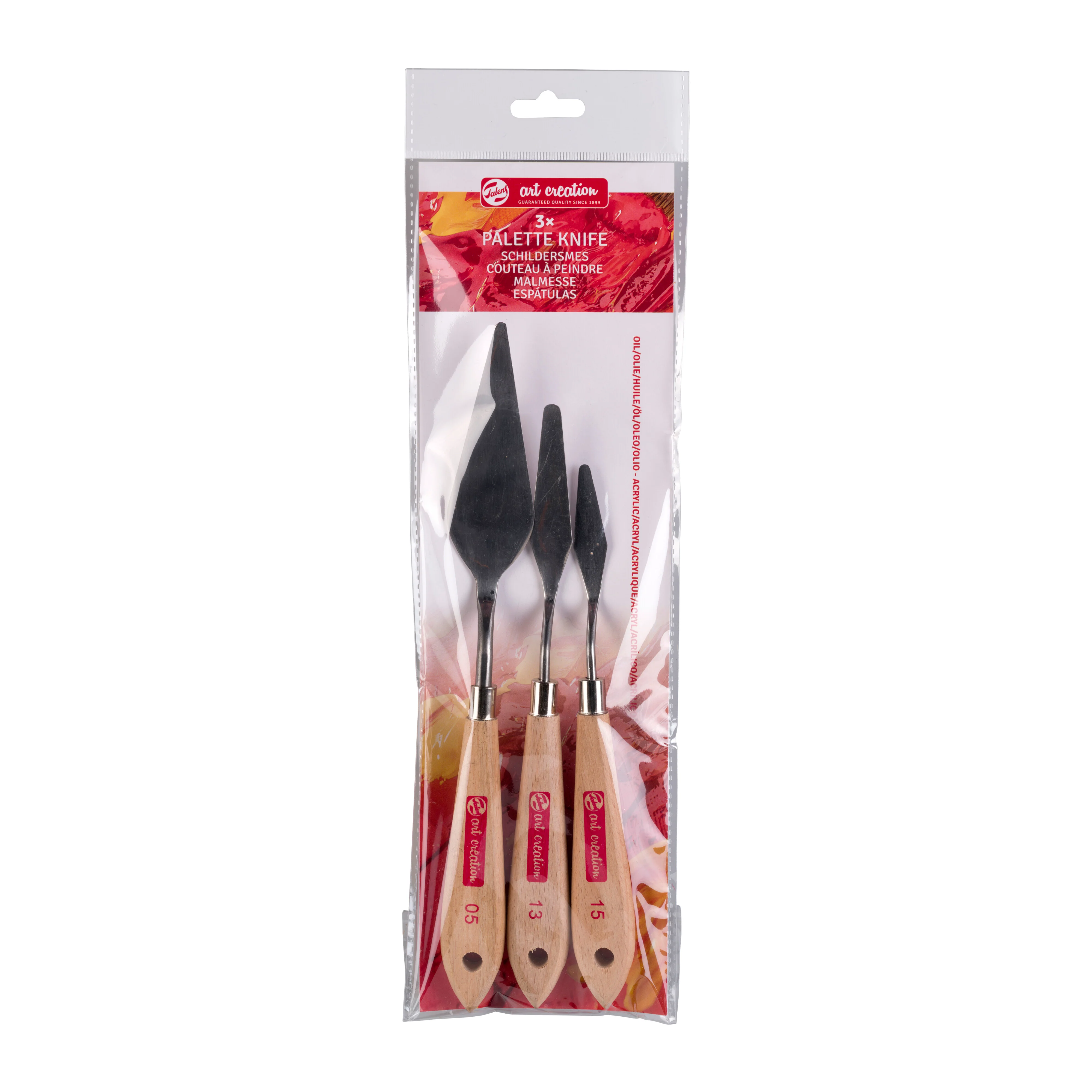 Talens Art Creation Set mit drei Malmessern