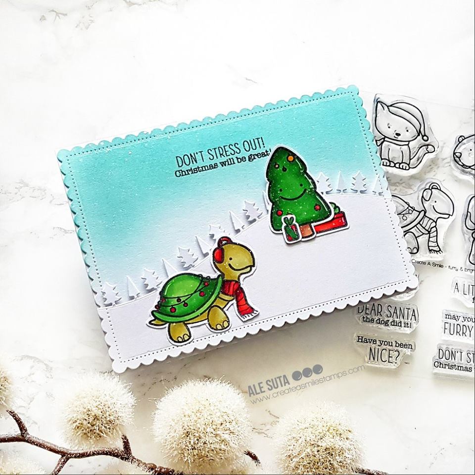 Stempel A6 Flauschige Weihnachten