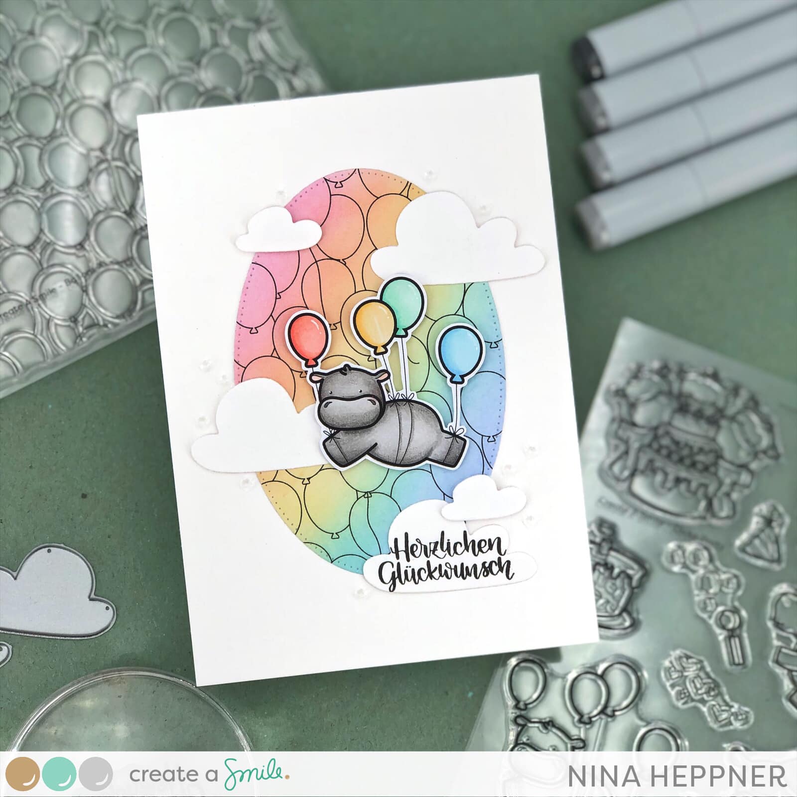 Stempel A5 Ballons XL