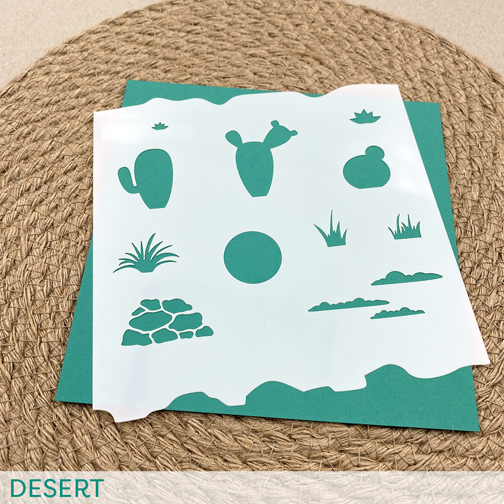 Stencil: Desert