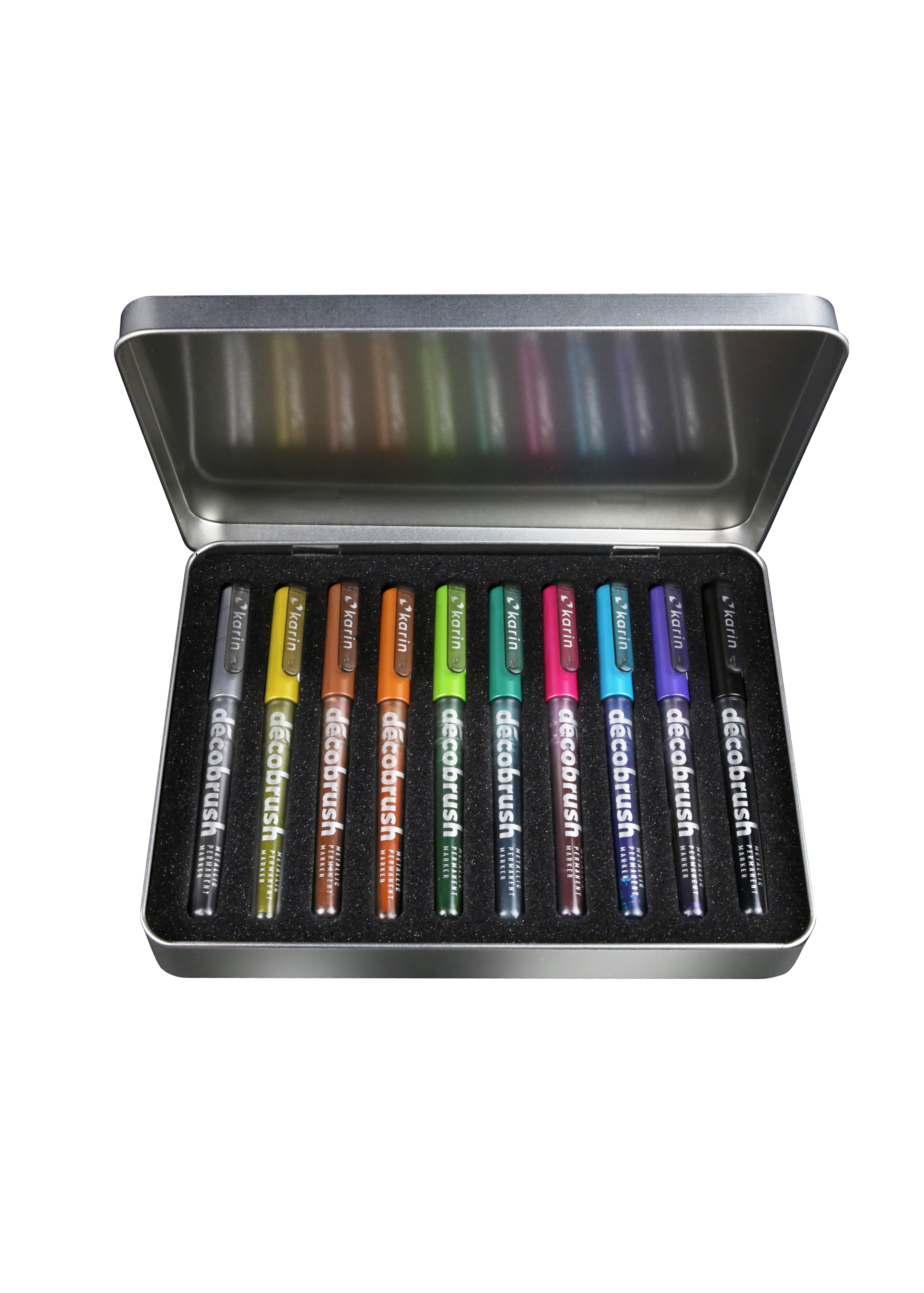 Deco Brush Metallic Markers BOX