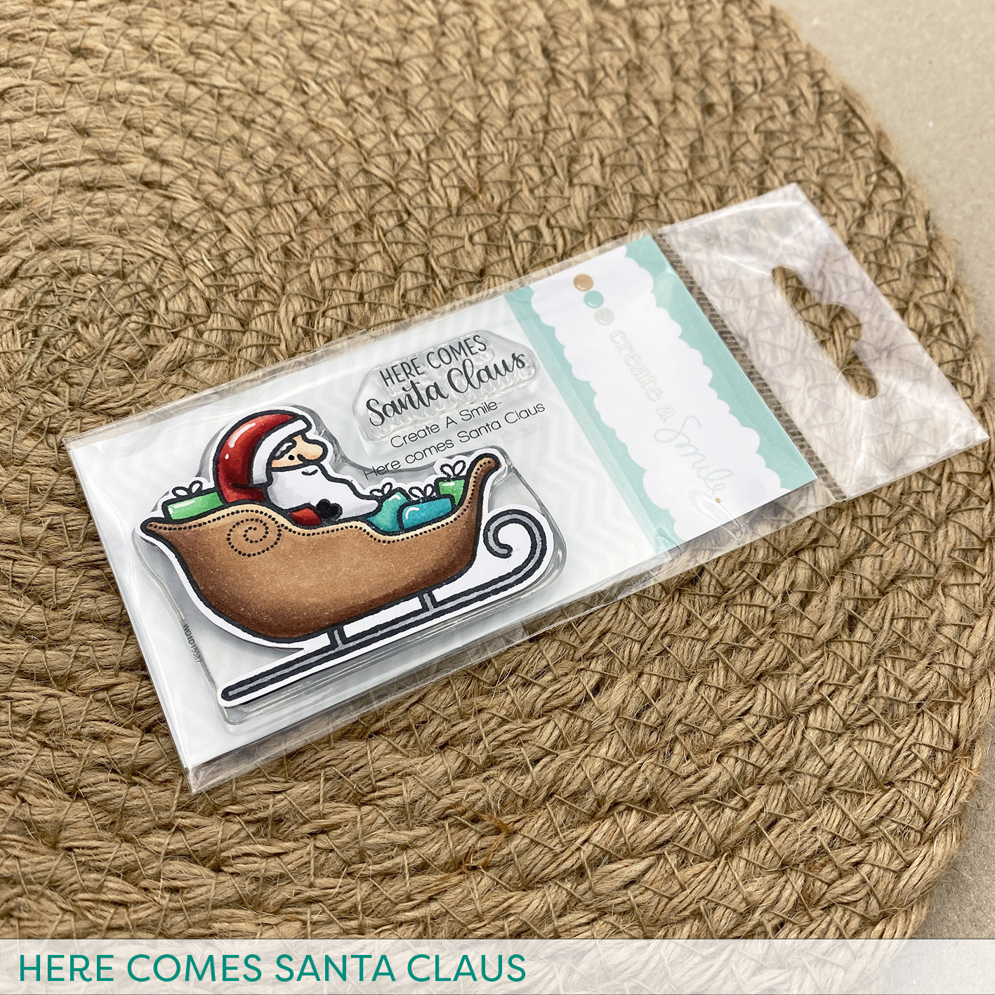 Stempel A8 Here comes Santa Claus