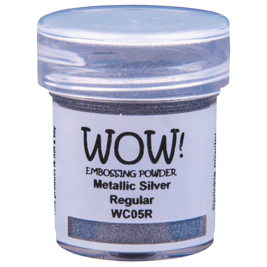 WOW! Embossing Powder 15ml Metallic Silver Regular