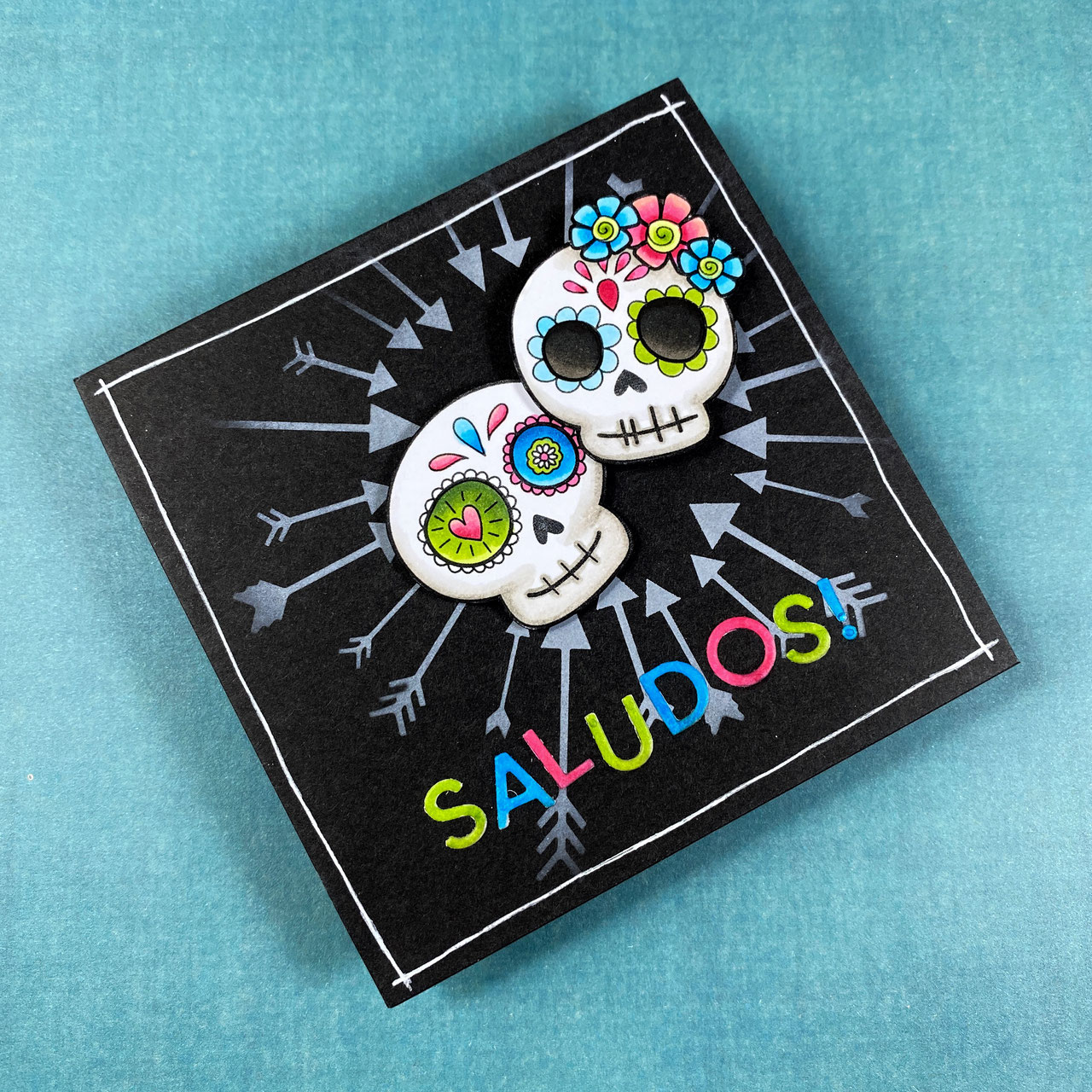 Stempel A7 Sugar Skulls