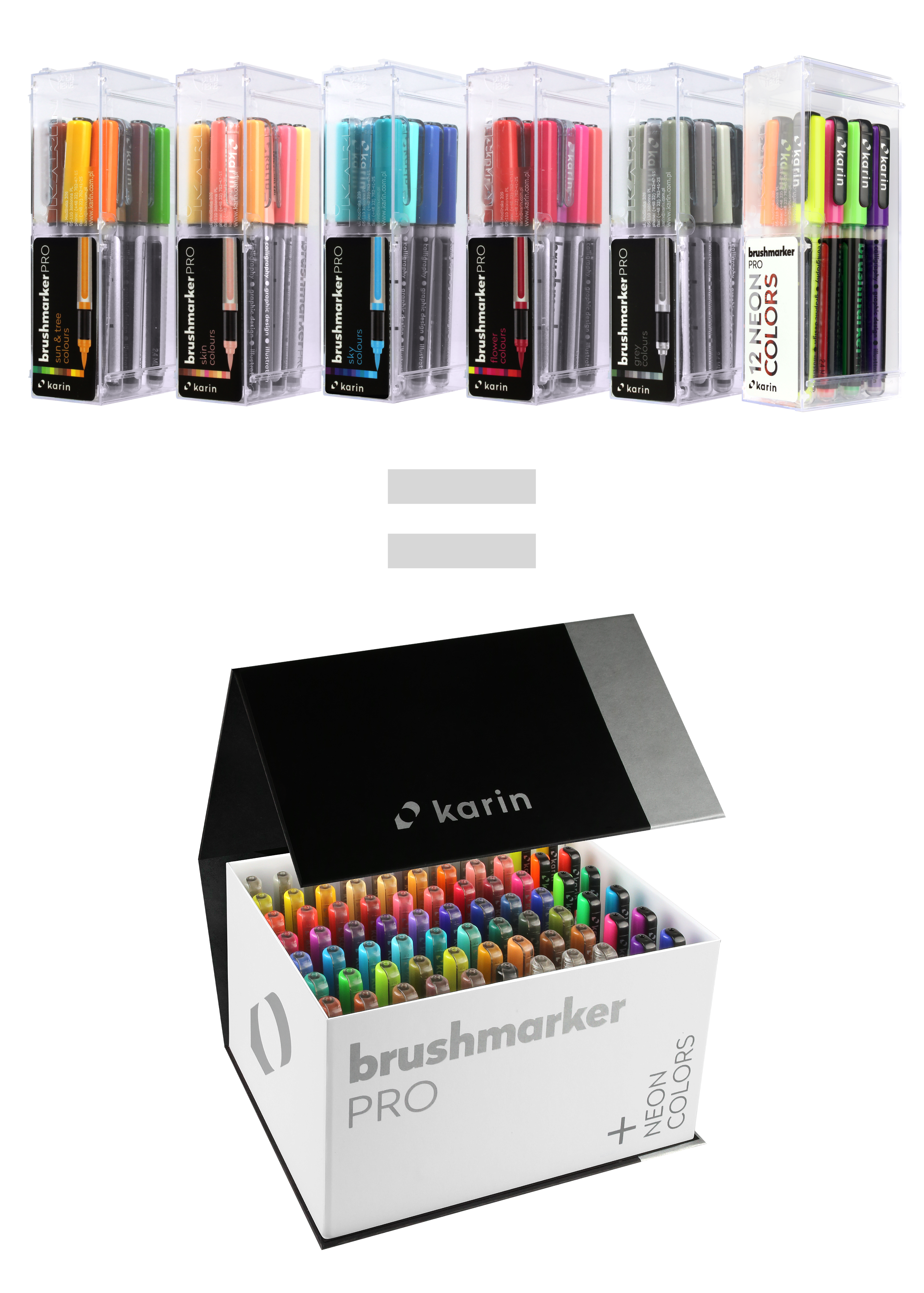 BrushmarkerPRO | MegaBox 72 colors + 3 blenders