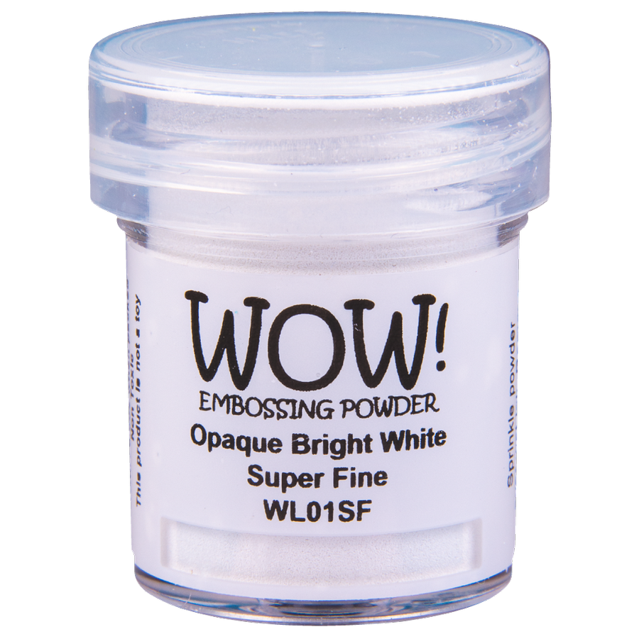 WOW! Embossing Powder 15ml Opaque Bright White Super Fine