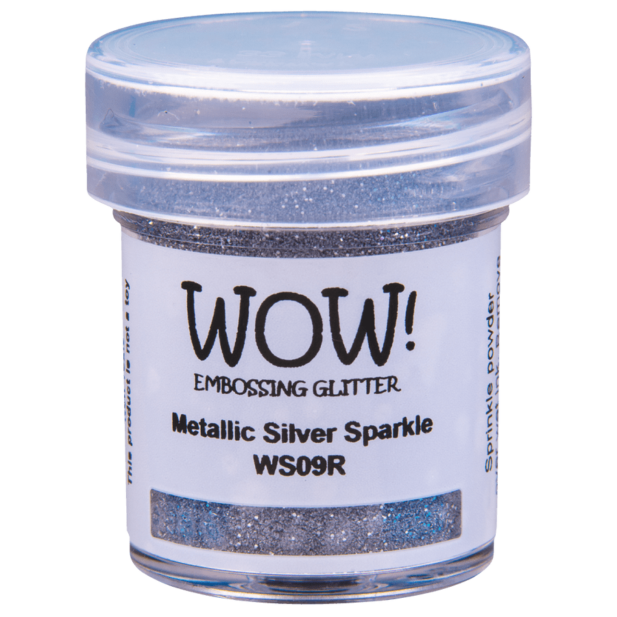 WOW! Embossing Glitter 15ml Metallic Silver Sparkle