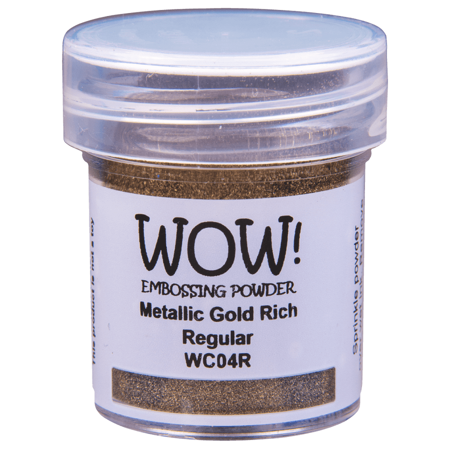 WOW! Embossing Powder 15ml Metallic Gold Rich Regular