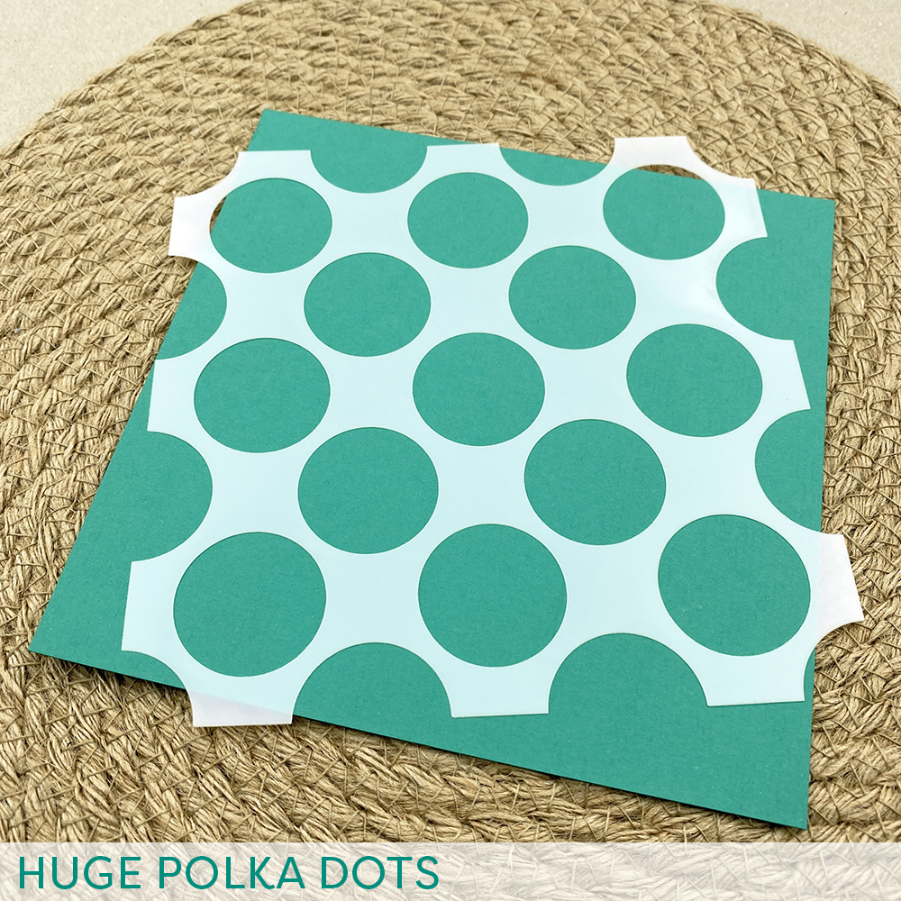 Stencil: Huge Polka Dots