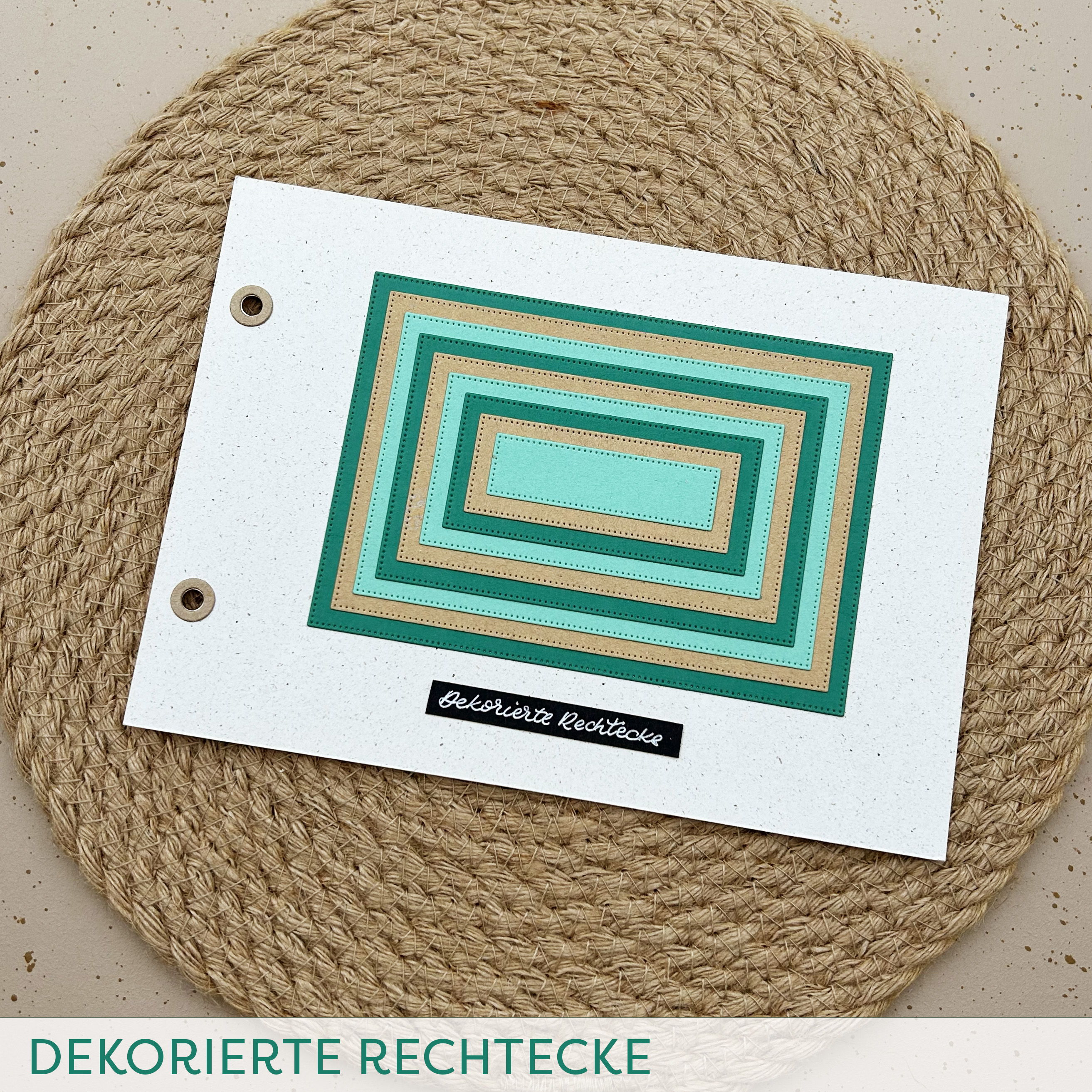 Stanze B Dekorierte Rechtecke