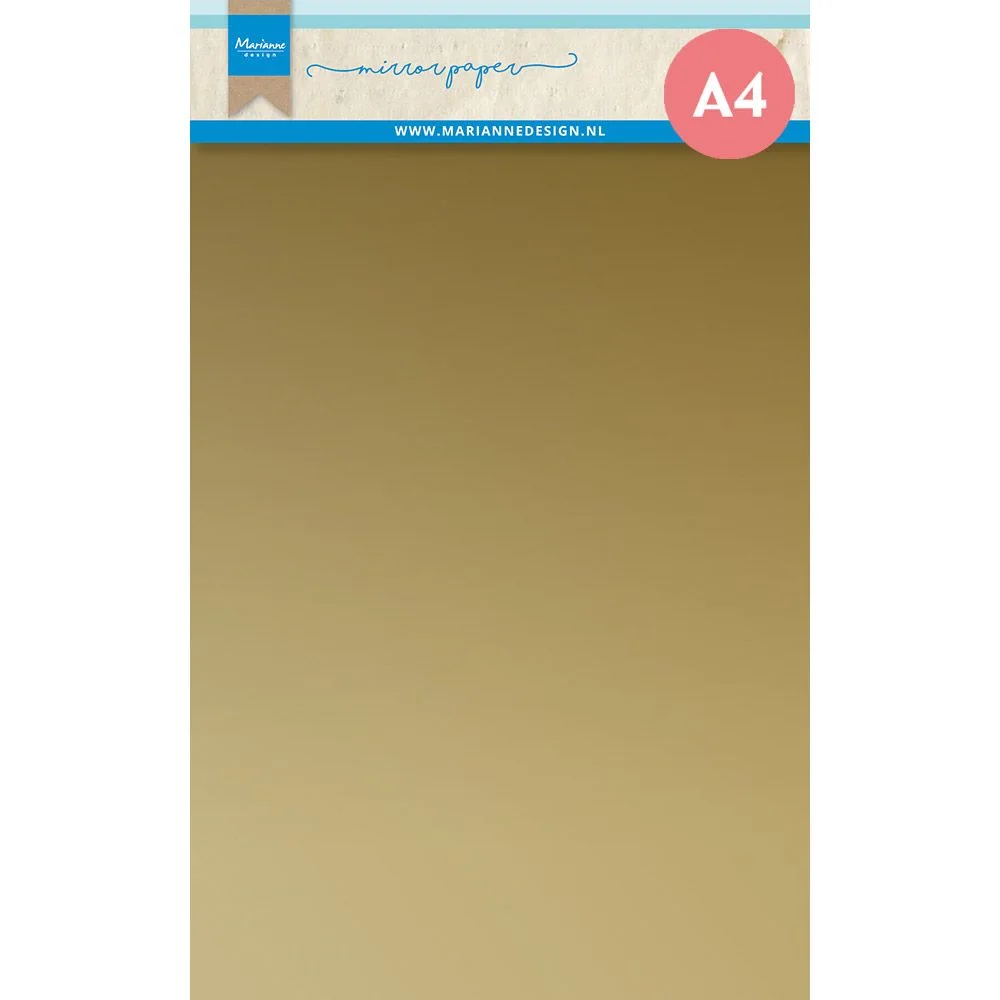Marianne Design Mirror Paper Gold glänzend