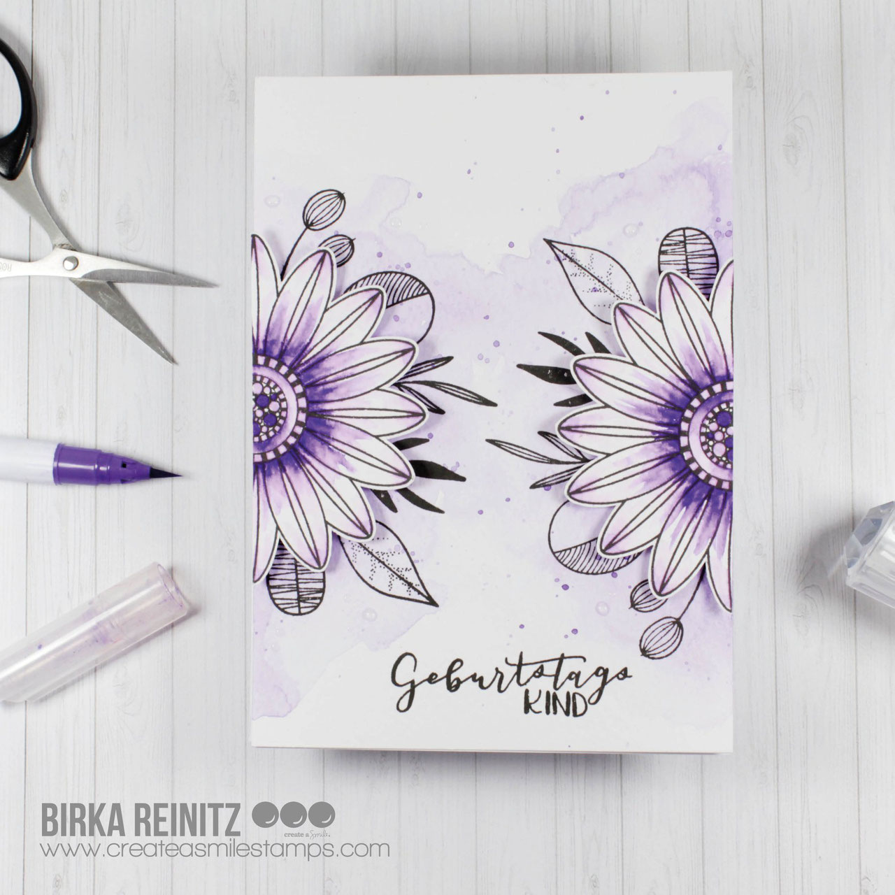 Stempel A6 Floral Decorations