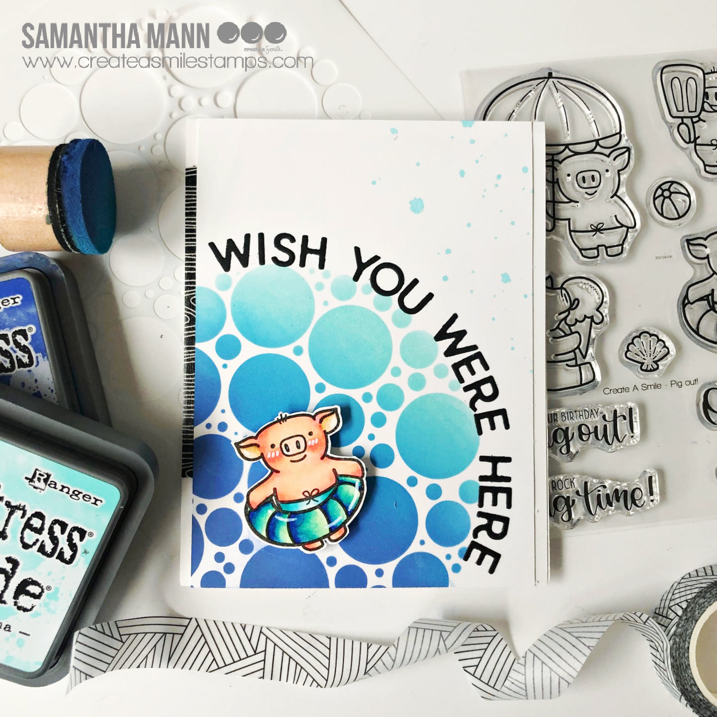 Stempel A6 Pig Out Stempel A6 Pig Out