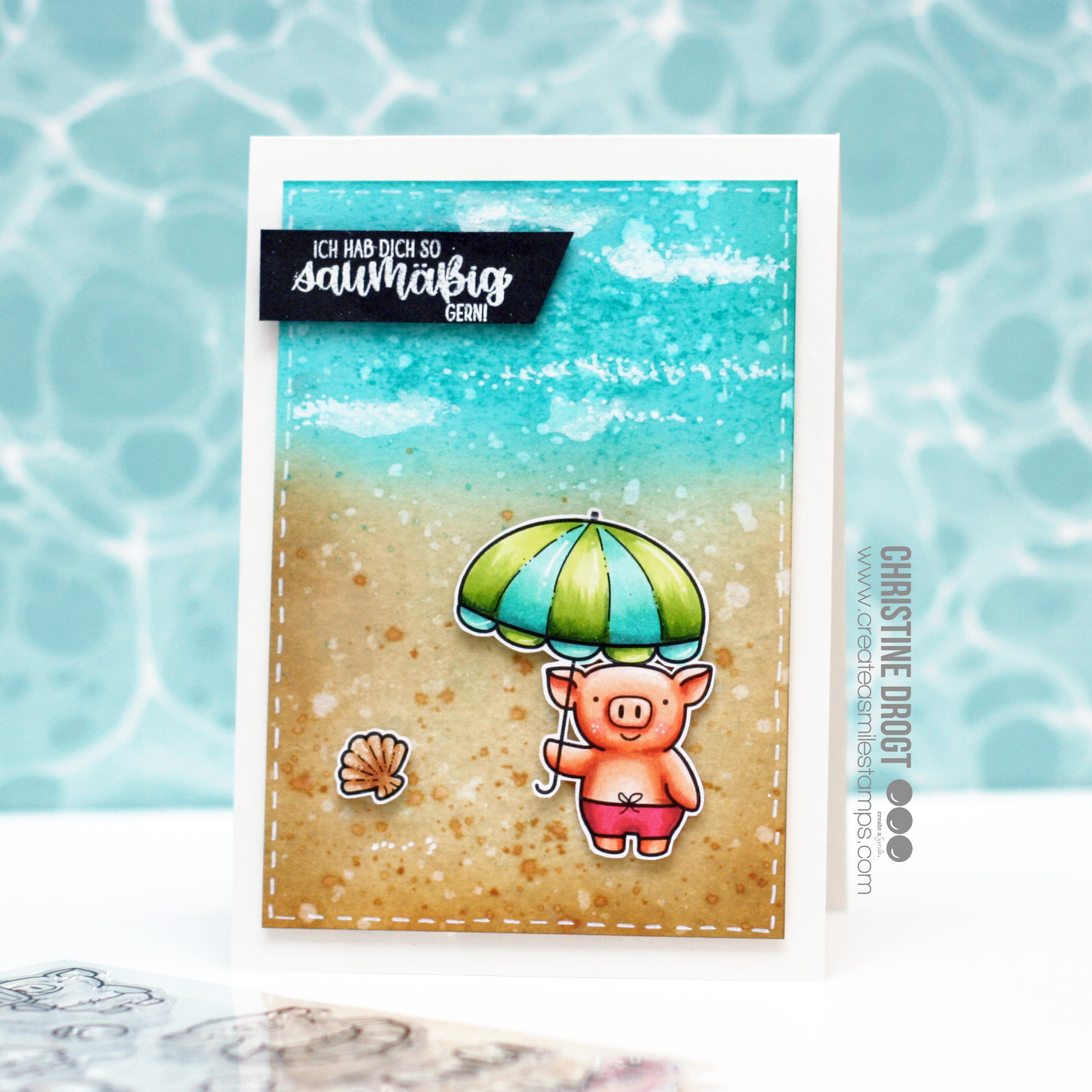 Stempel A6 Pig Out Stempel A6 Pig Out