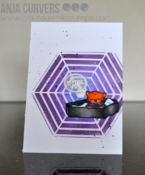 Stencil: Hexagon web