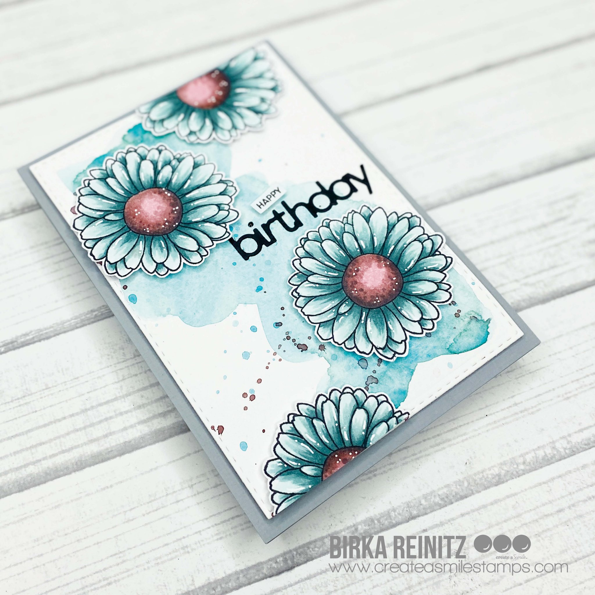 Stempel A6 Blatt und Blüte Stempel A6 Blatt und Blüte