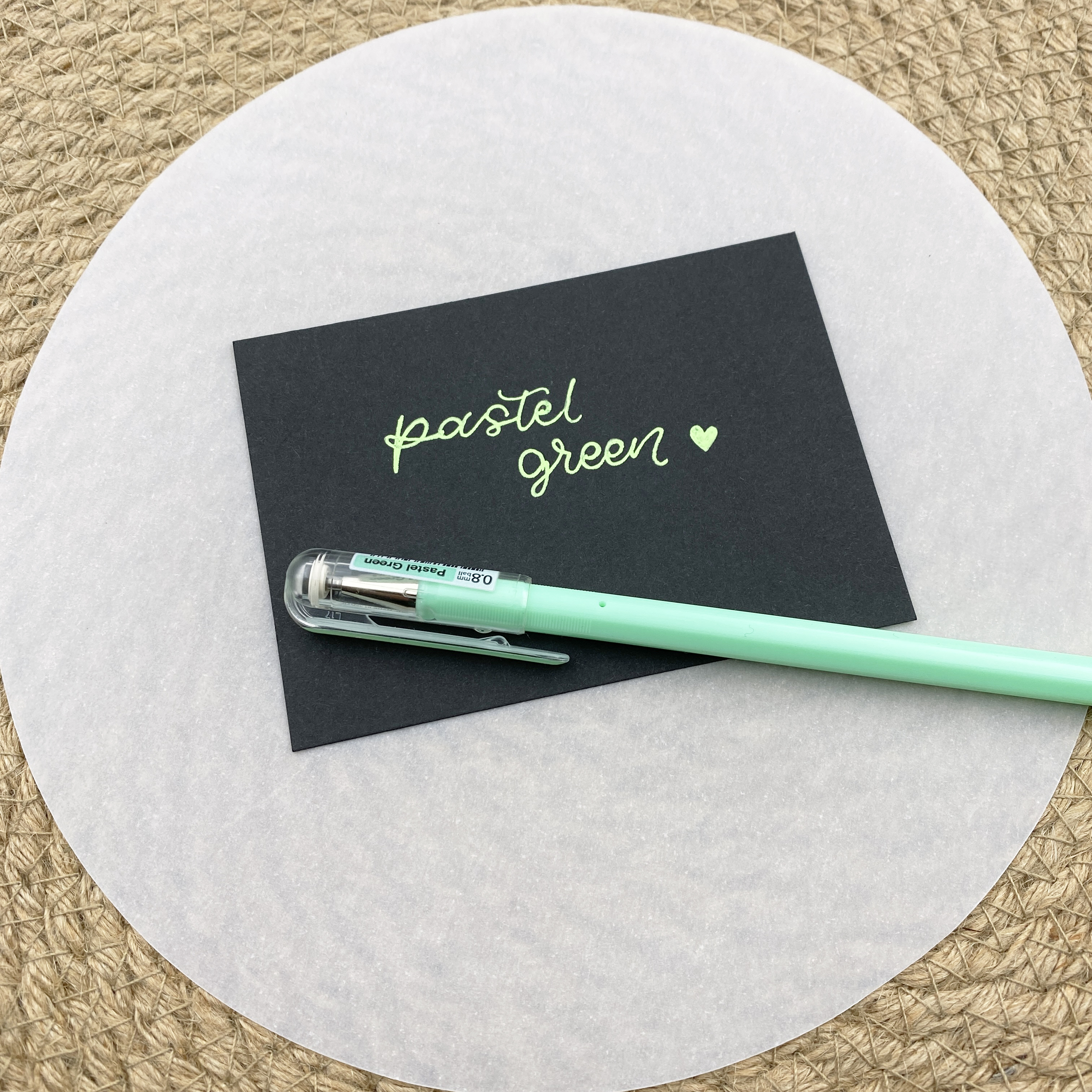 Pentel Hybrid Milky Pastel Green