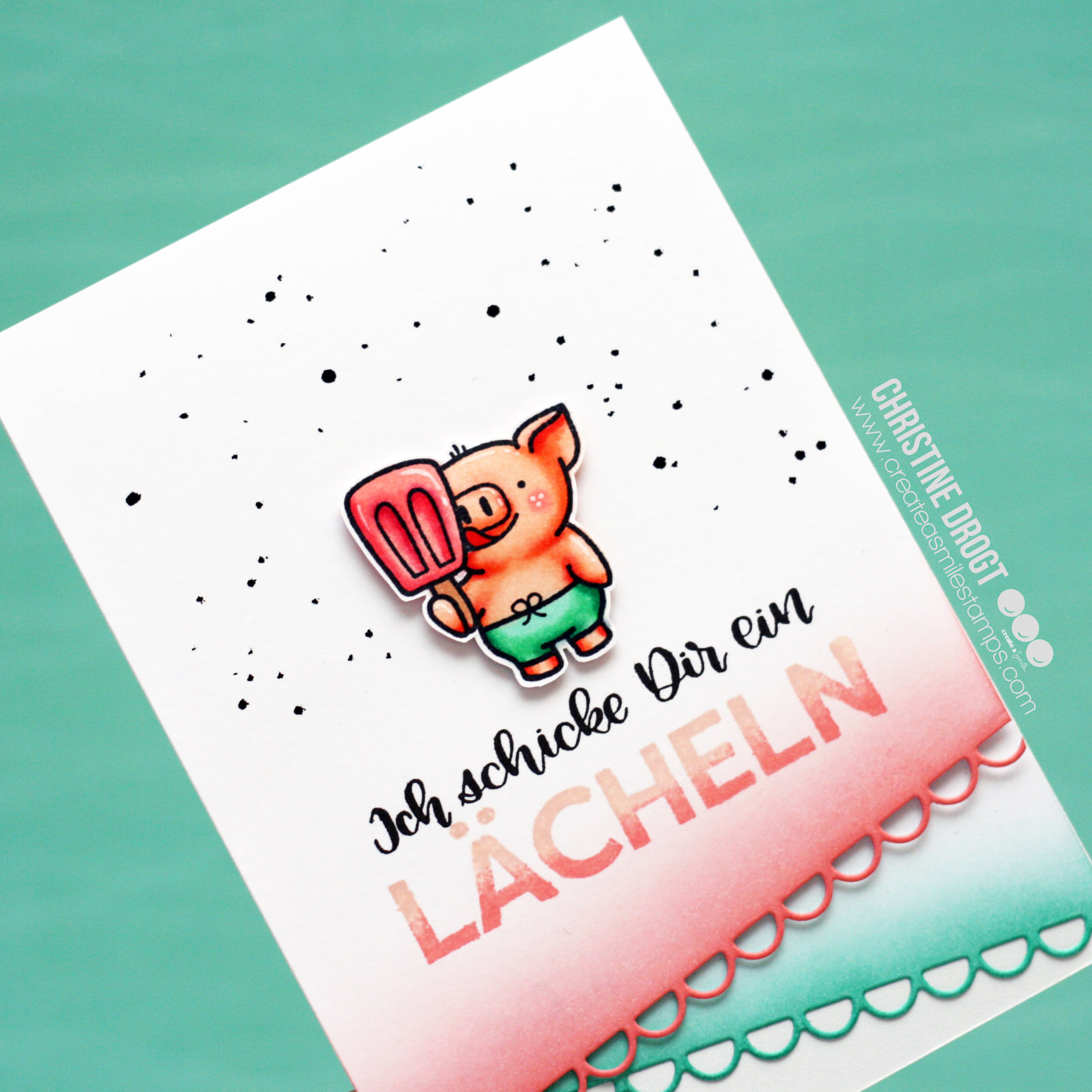 Stempel A6 Pig Out Stempel A6 Pig Out