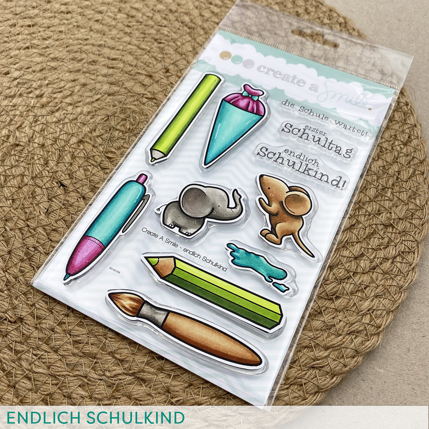 Stempel A6 Endlich Schulkind