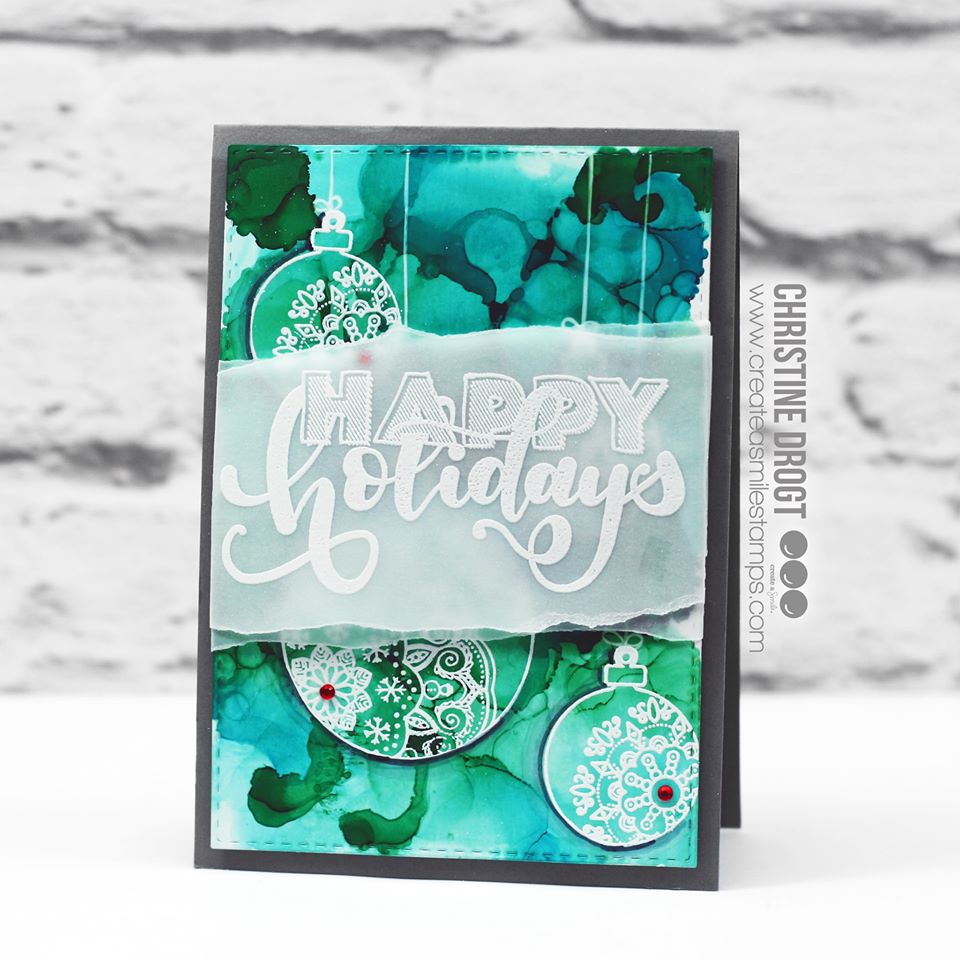 Stempel A7 Happy Holidays