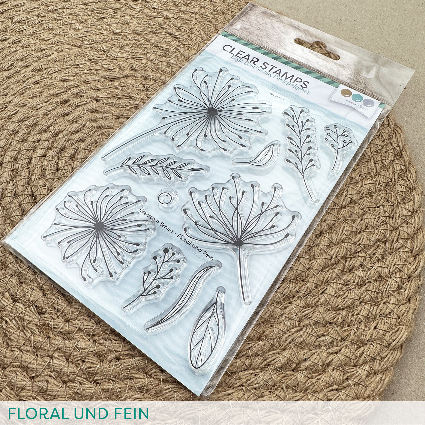 Stempel A6 Floral und fein