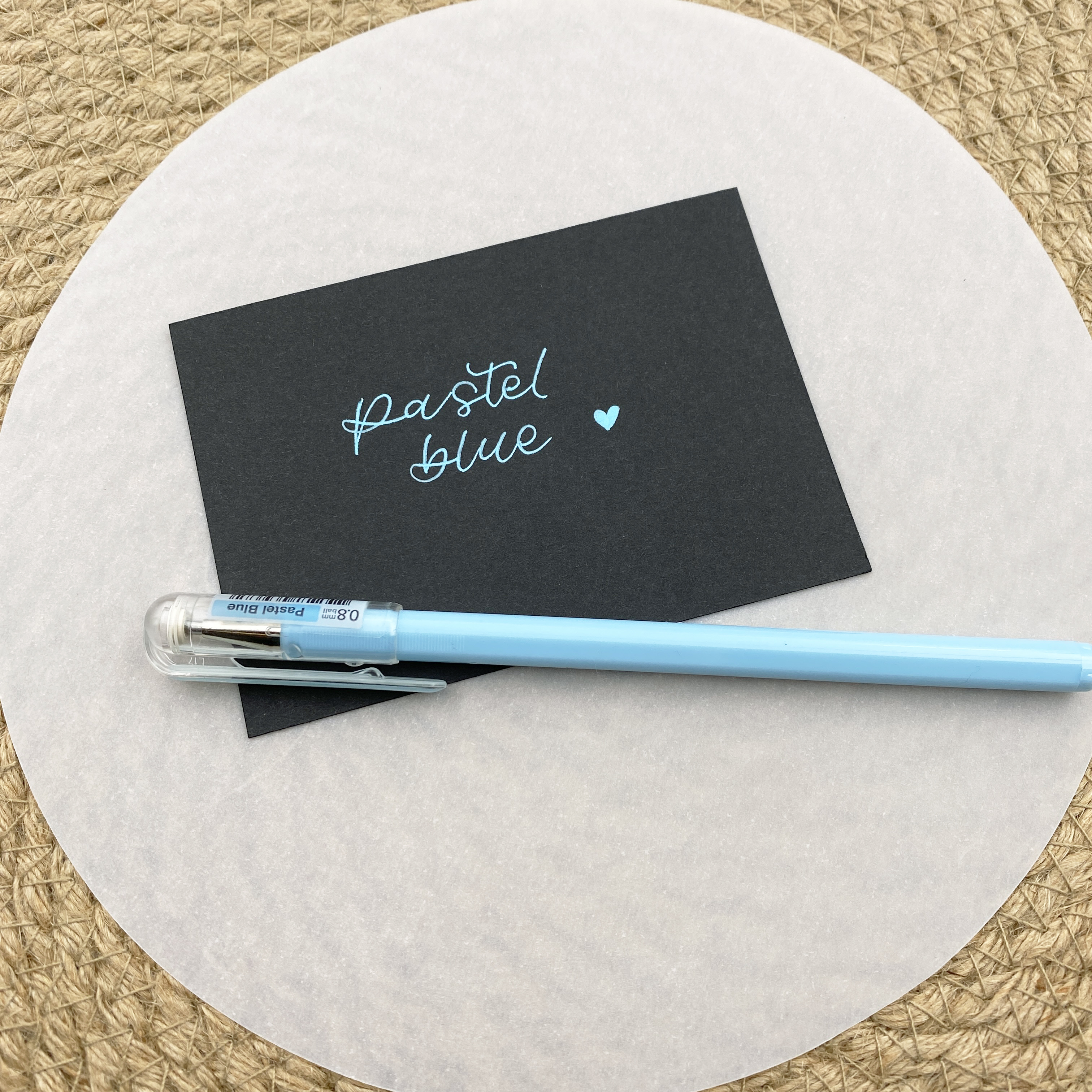 Pentel Hybrid Milky Pastel Blue