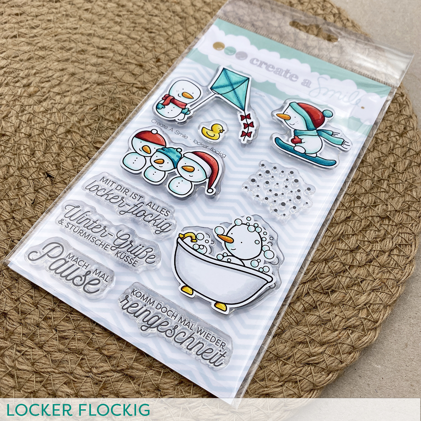 Clear A6 Locker-Flockig Clear A6 Locker-Flockig